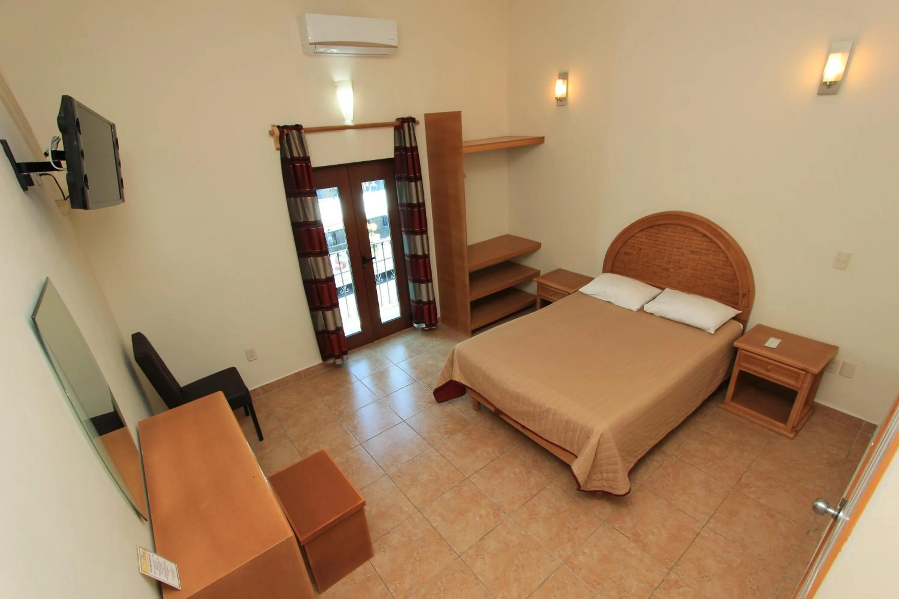 Bed in Hotel Santa Rita