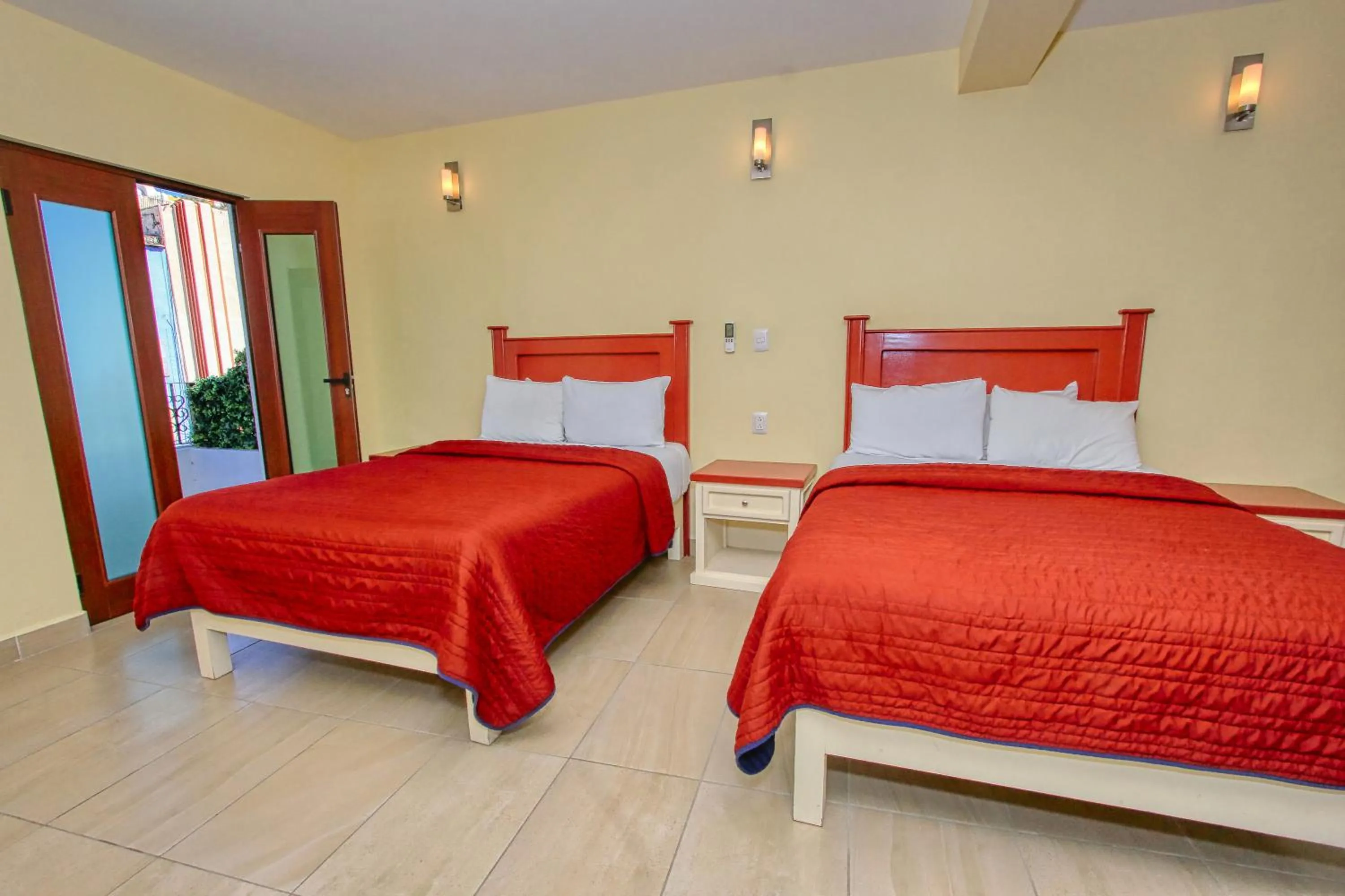 Bed in Hotel Santa Rita