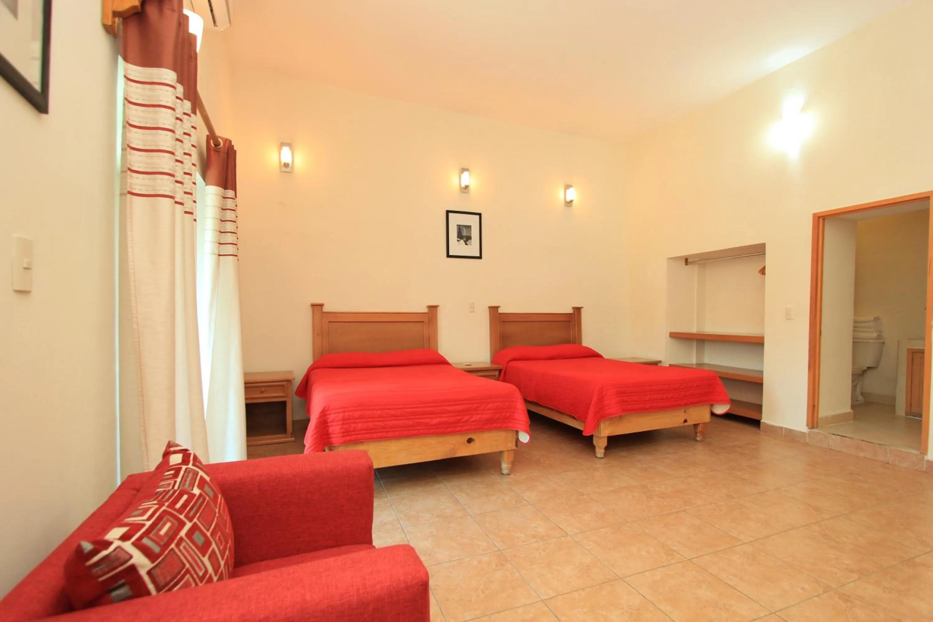 Bed in Hotel Santa Rita