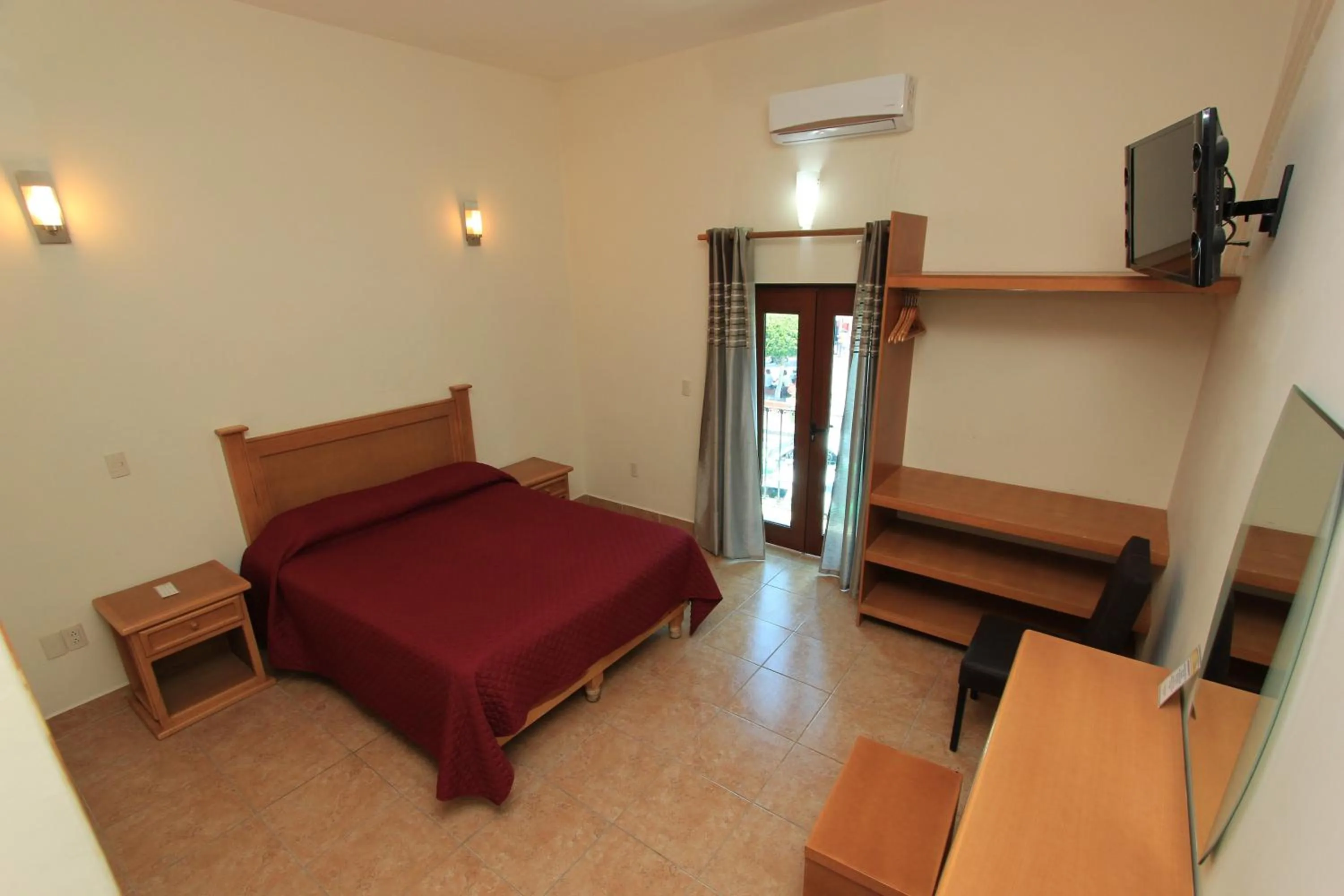 Bed in Hotel Santa Rita