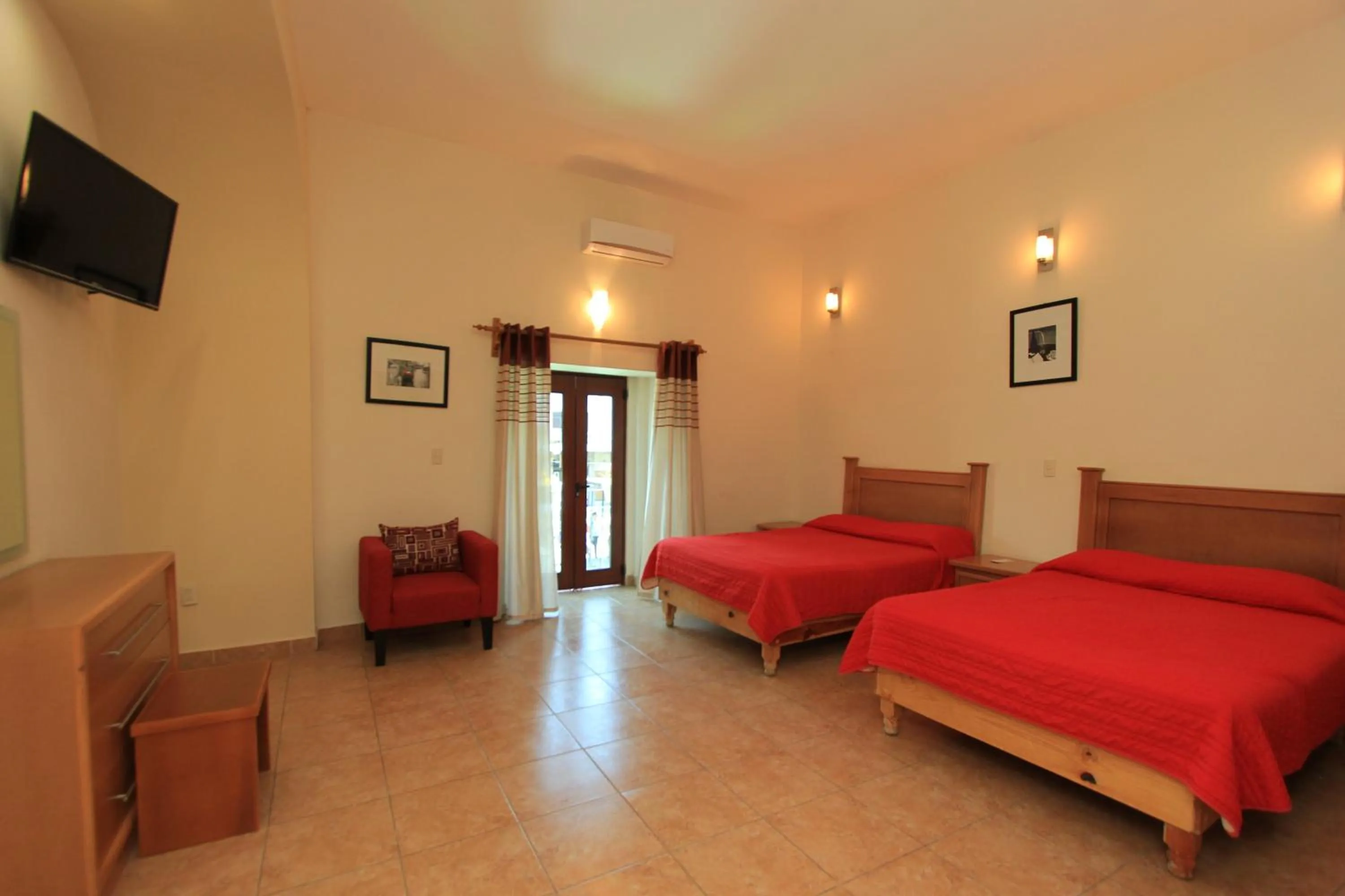 Bed in Hotel Santa Rita