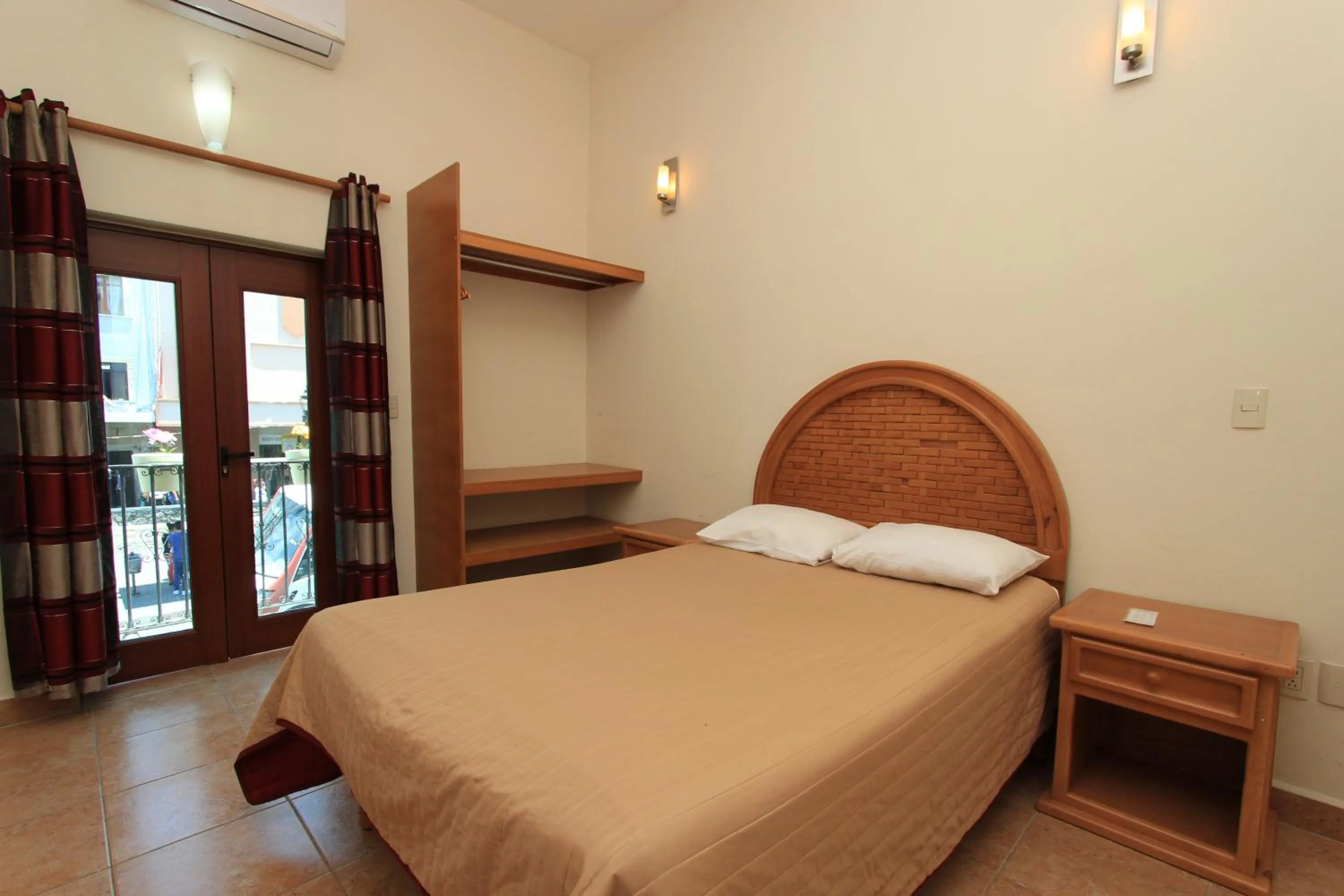 Bed in Hotel Santa Rita