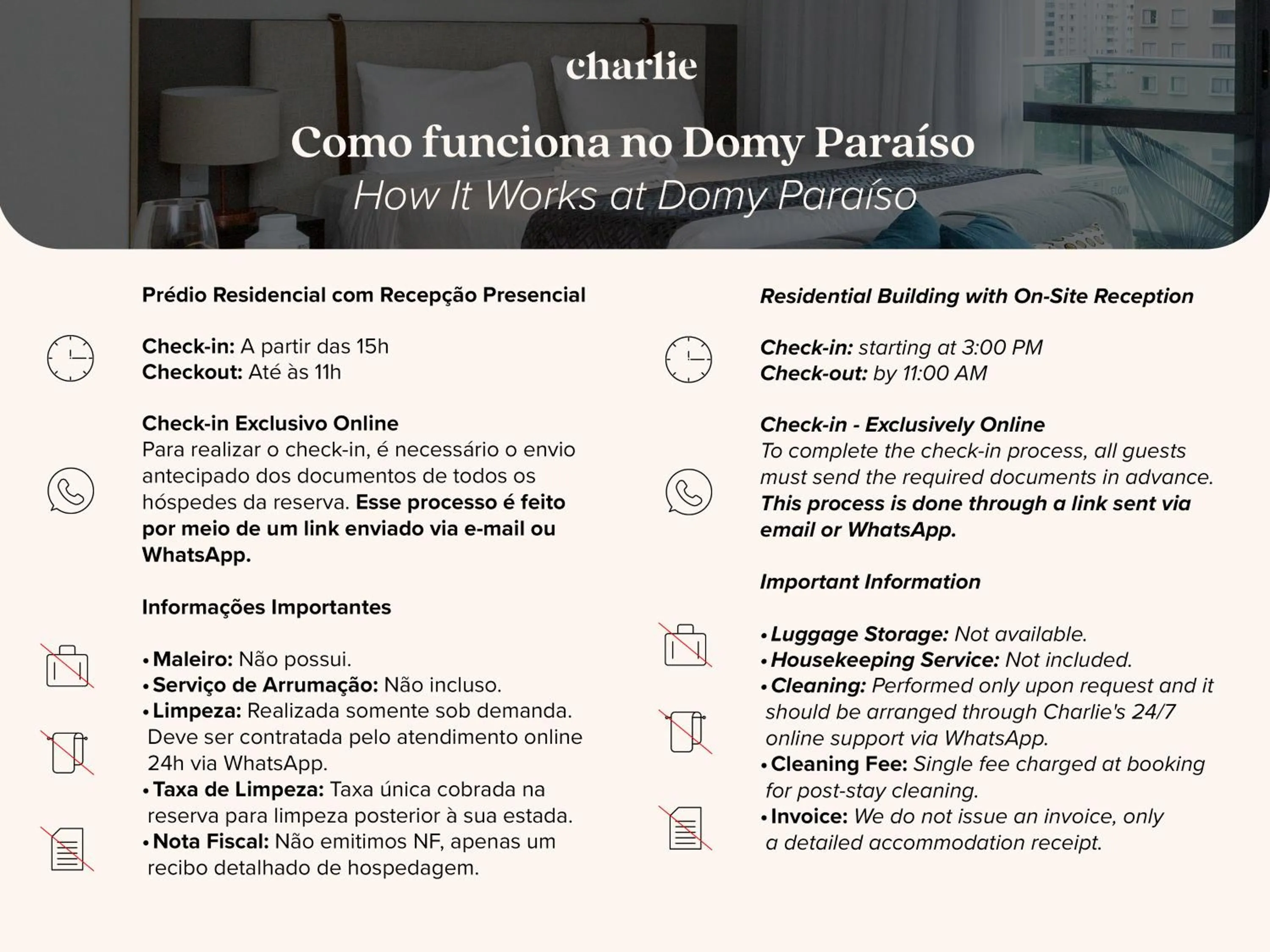 Property building in Charlie Domy Paraíso