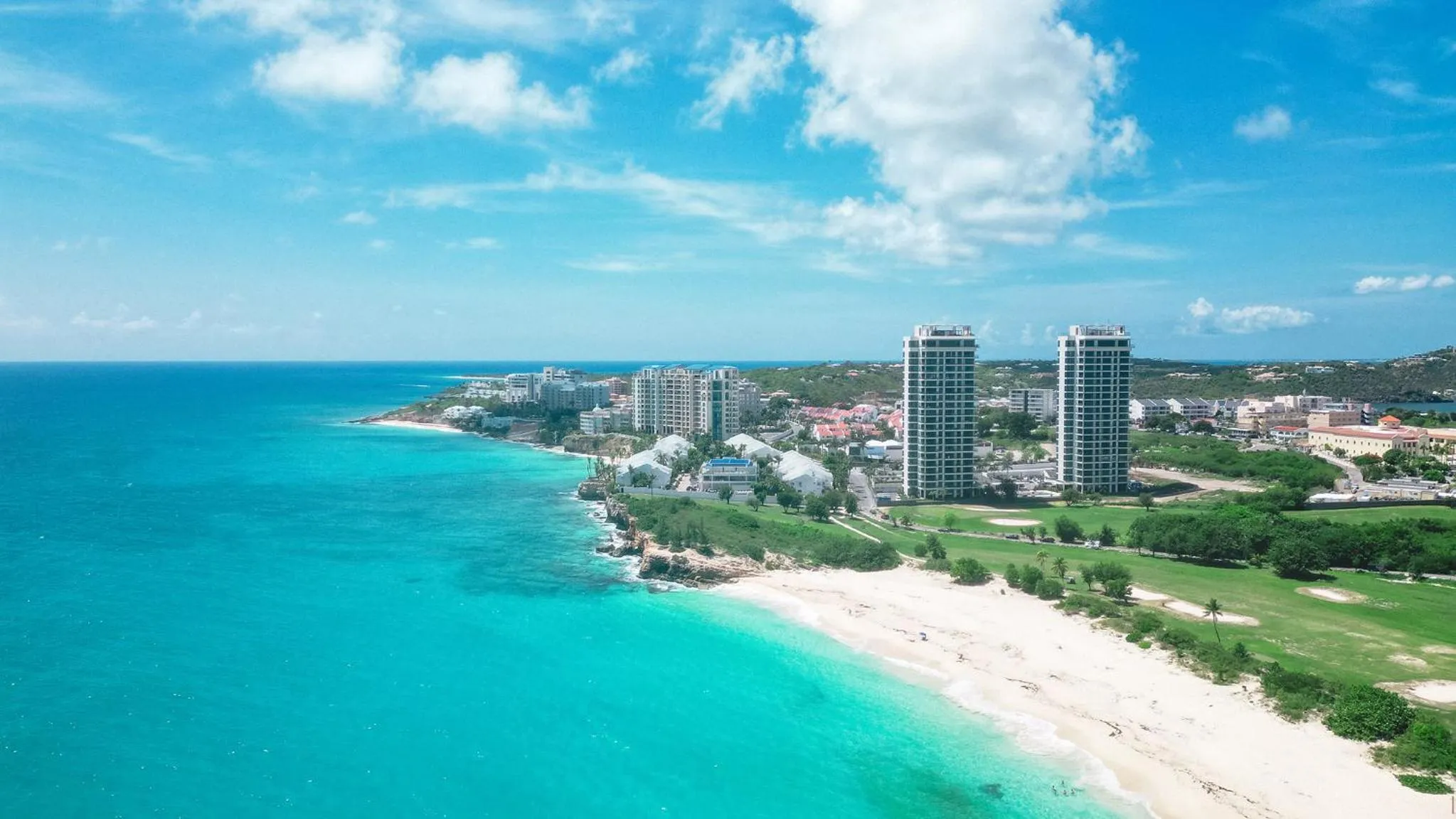 Bird's eye view in Fourteen at Mullet Bay