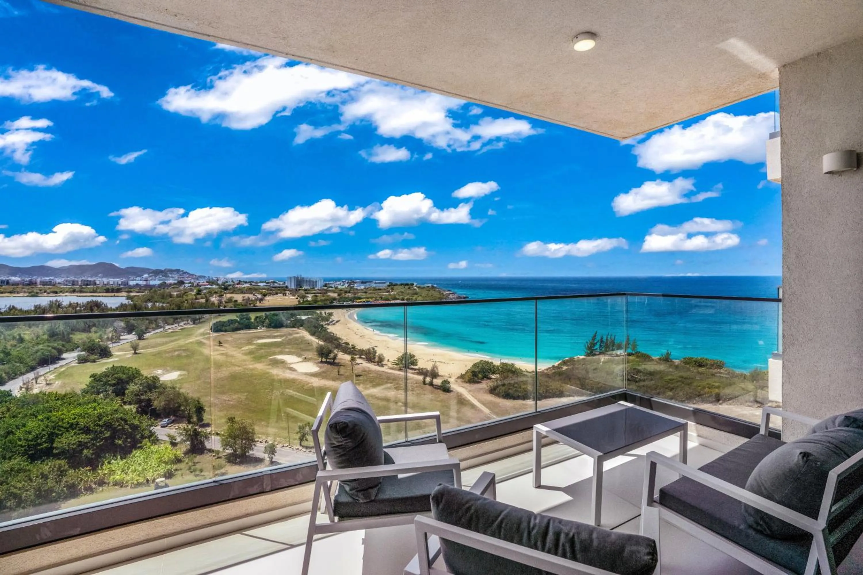 Patio in Fourteen at Mullet Bay