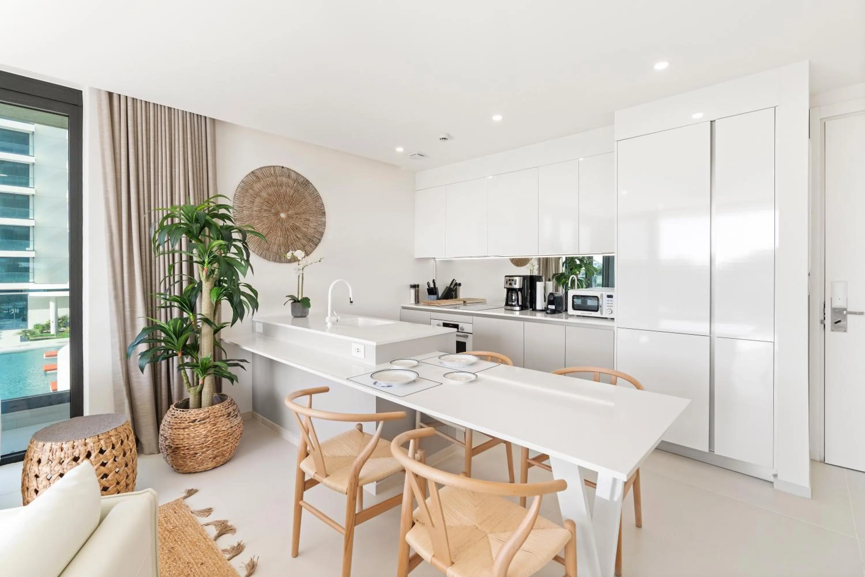 Kitchen or kitchenette in Fourteen at Mullet Bay