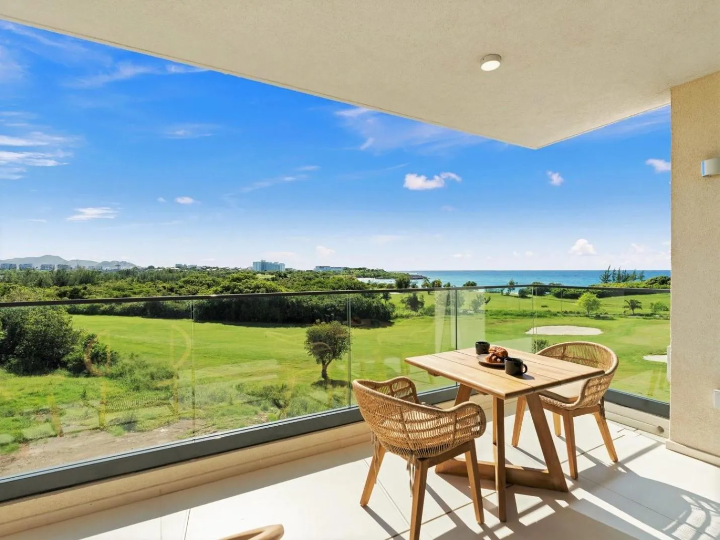 Patio in Fourteen at Mullet Bay