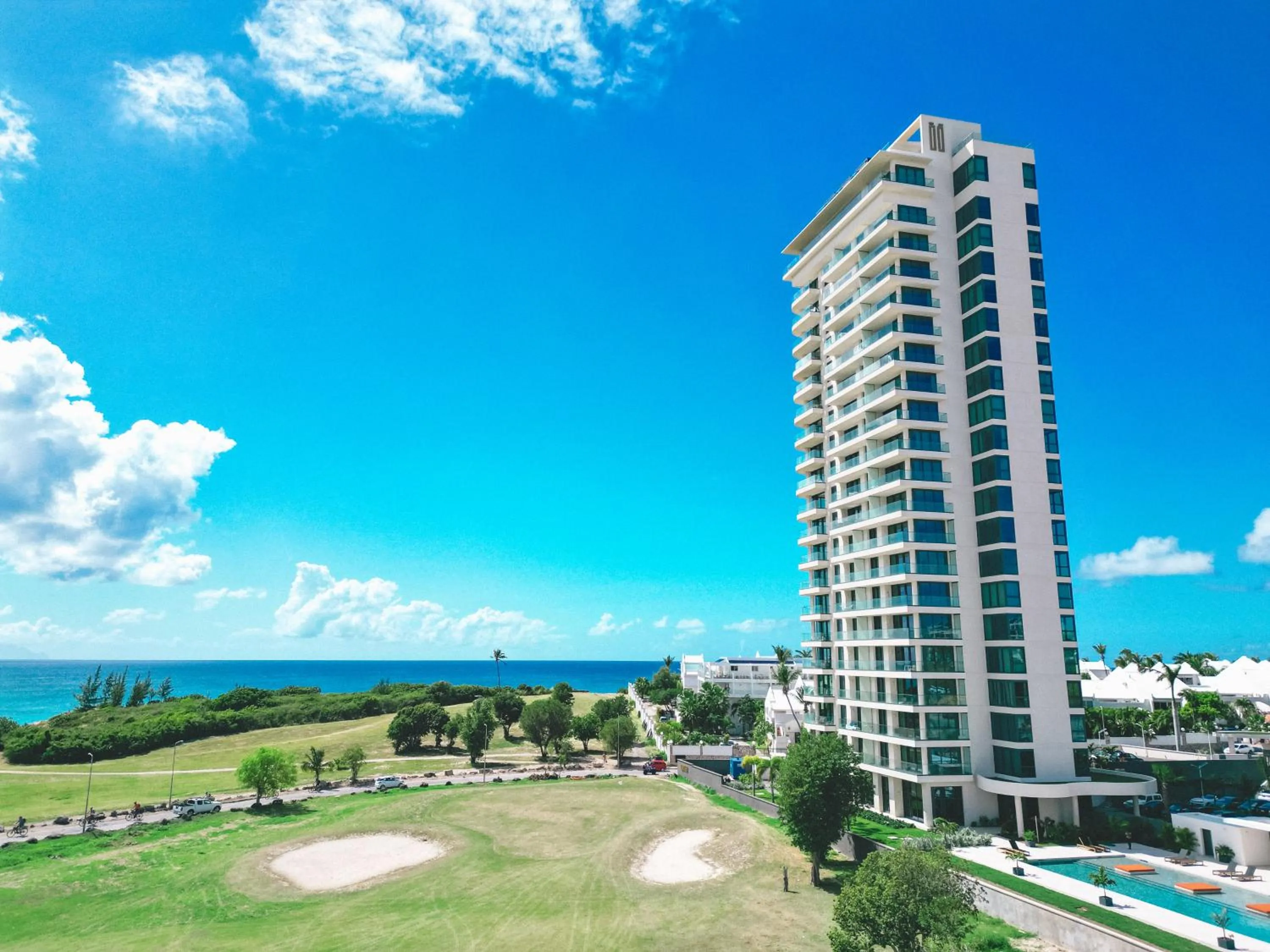 Golfcourse in Fourteen at Mullet Bay