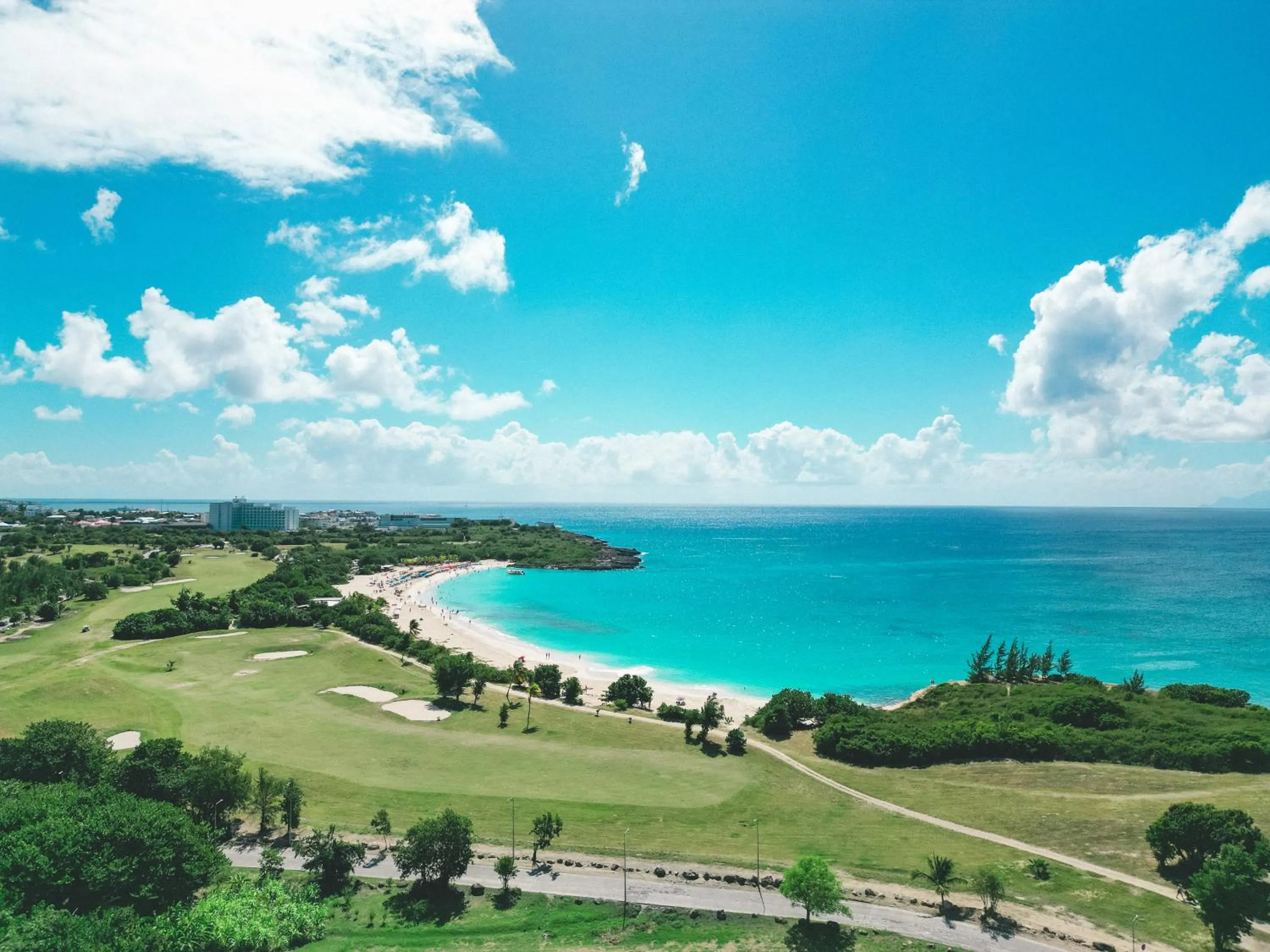 Golfcourse in Fourteen at Mullet Bay