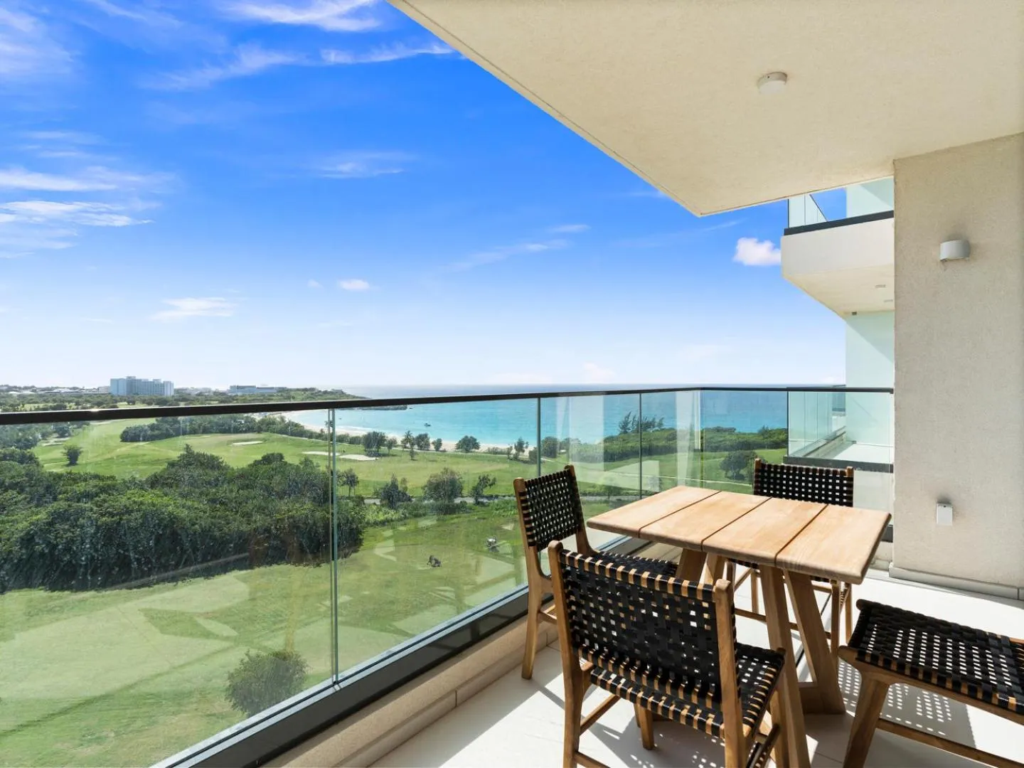 Patio in Fourteen at Mullet Bay