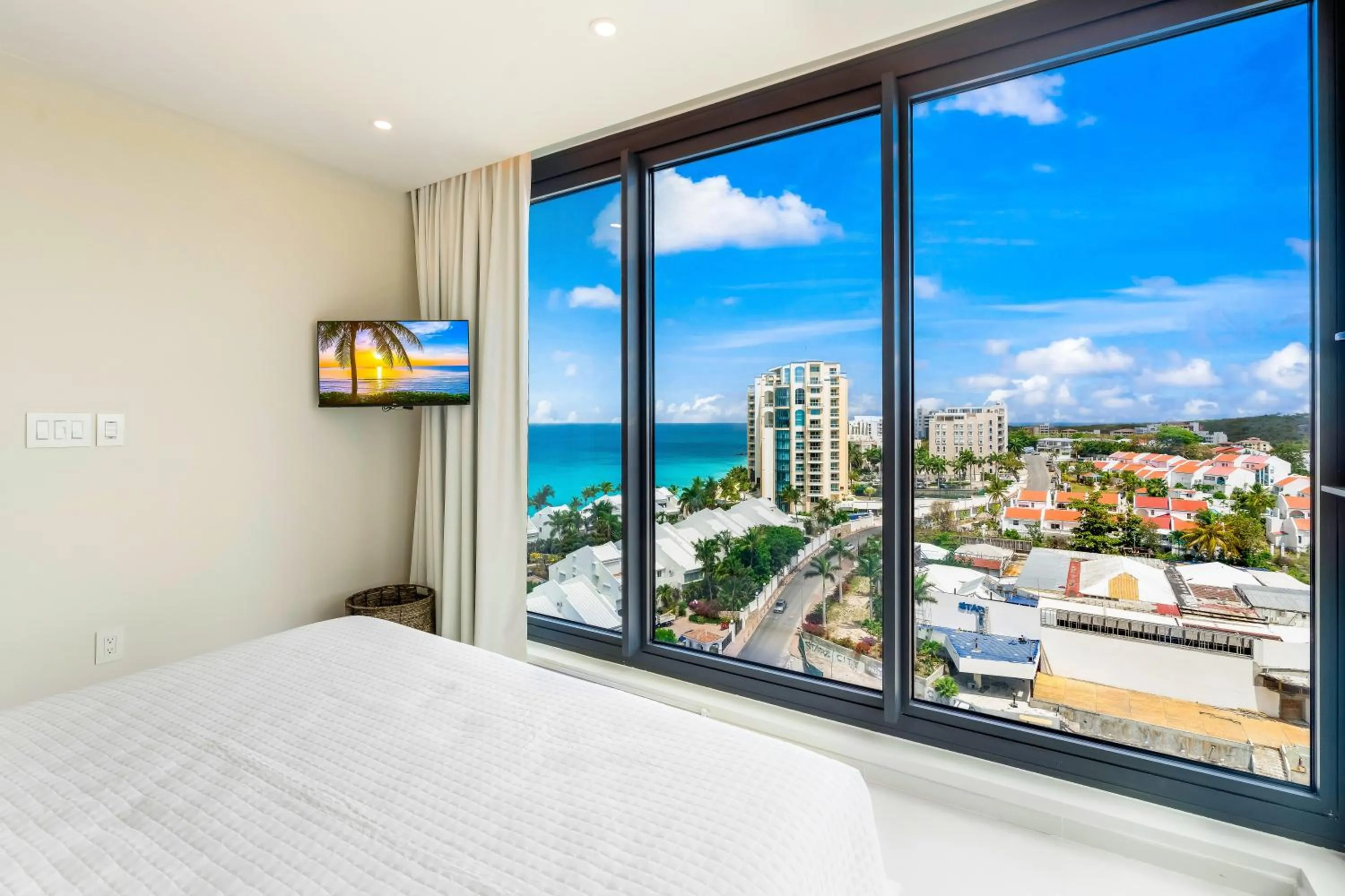 Bed in Fourteen at Mullet Bay