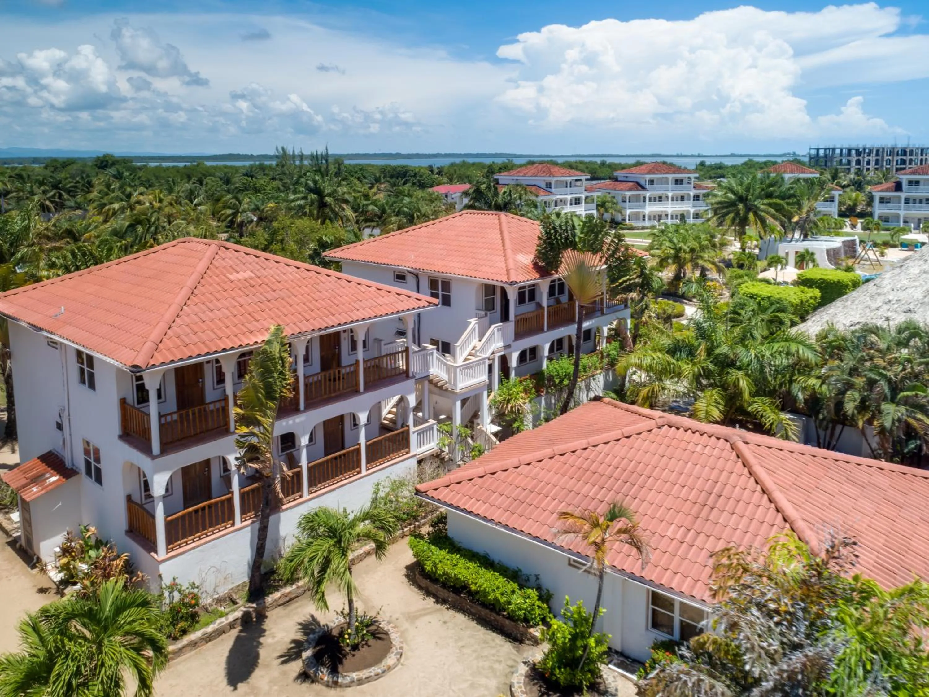 Garden view in Placencia Resort