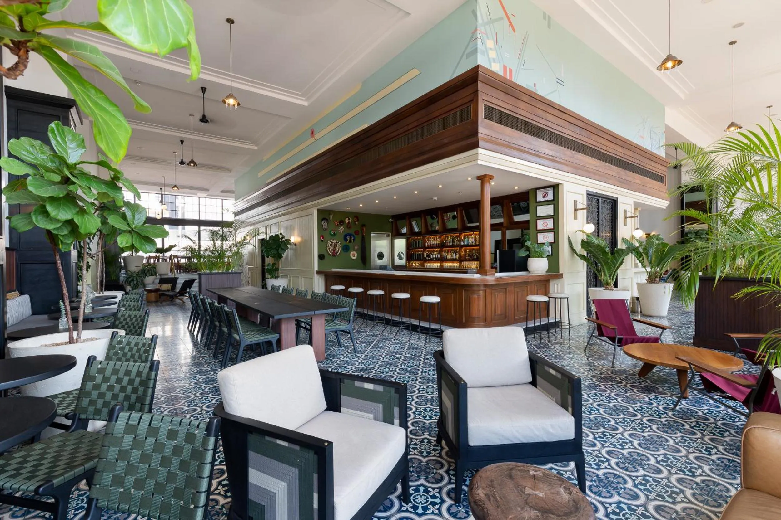 Lounge or bar in American Trade Hotel