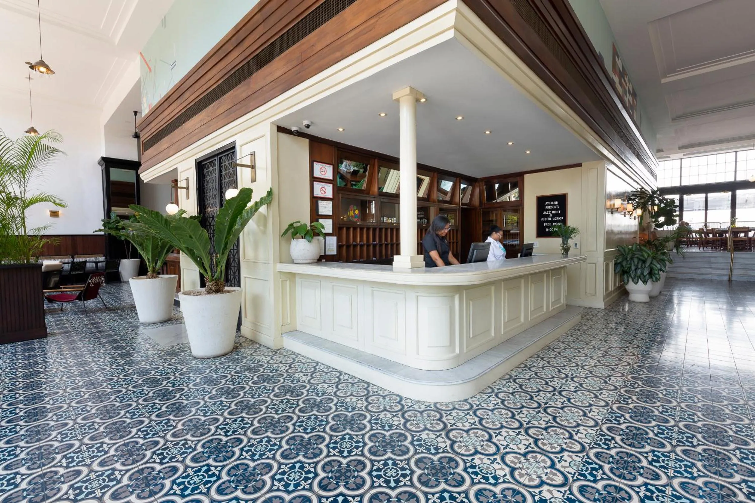 Lobby or reception in American Trade Hotel