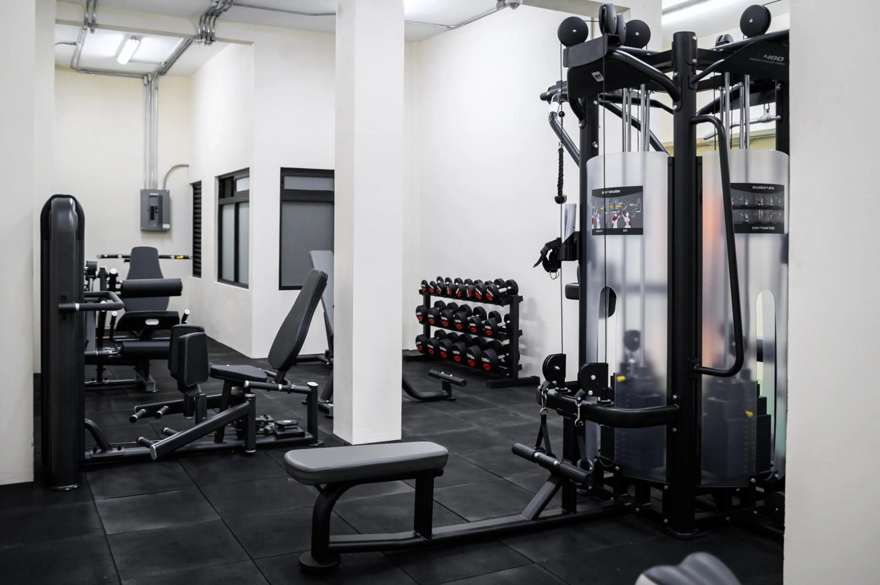 Fitness centre/facilities in Hotel Grand L'Orbe by JAMM