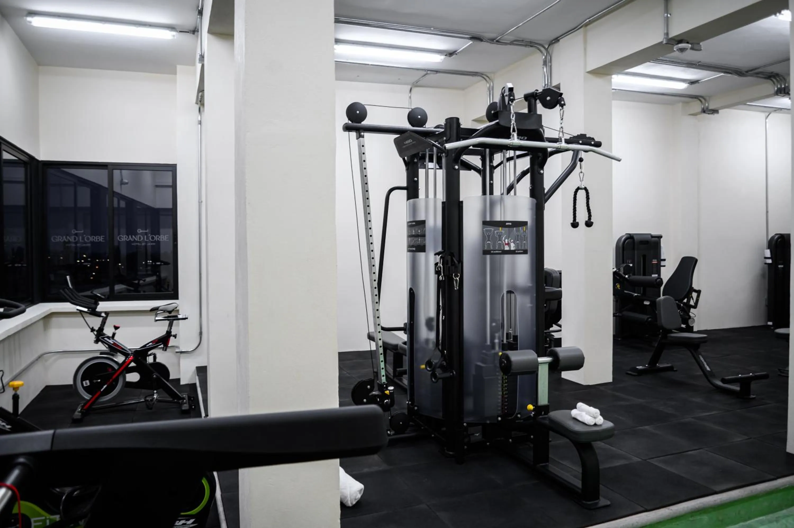 Fitness centre/facilities in Hotel Grand L'Orbe by JAMM