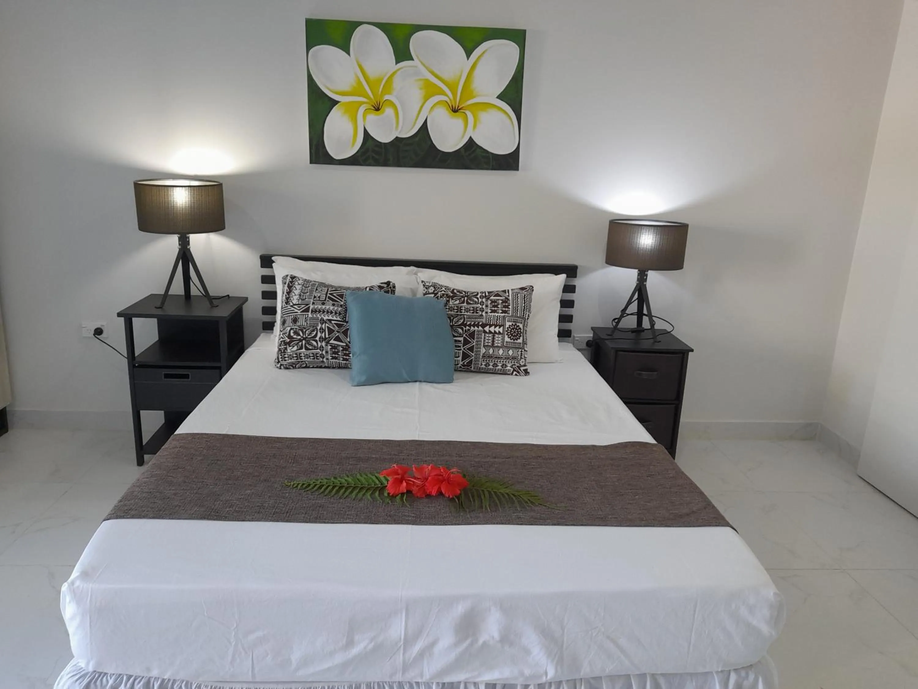 Bed in Kaila Na Ua Resort