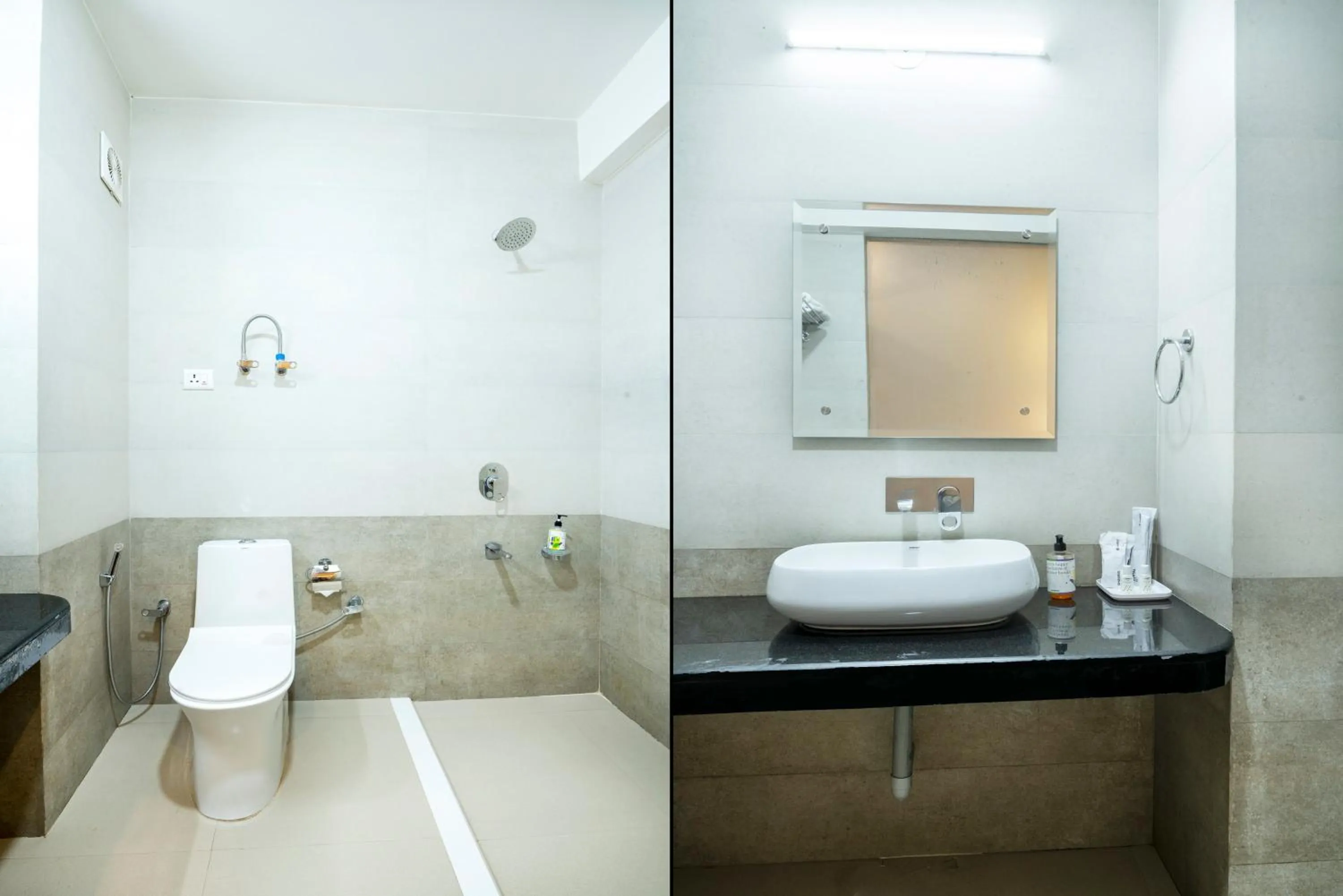 Bathroom in Treebo Premium Sattva With Mountain View