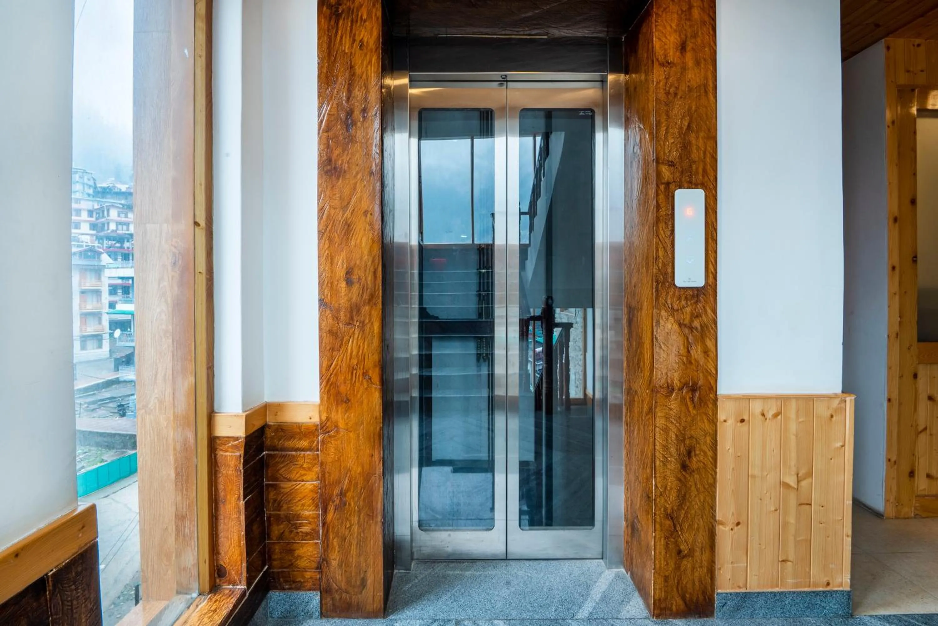 elevator in Treebo Premium Sattva With Mountain View