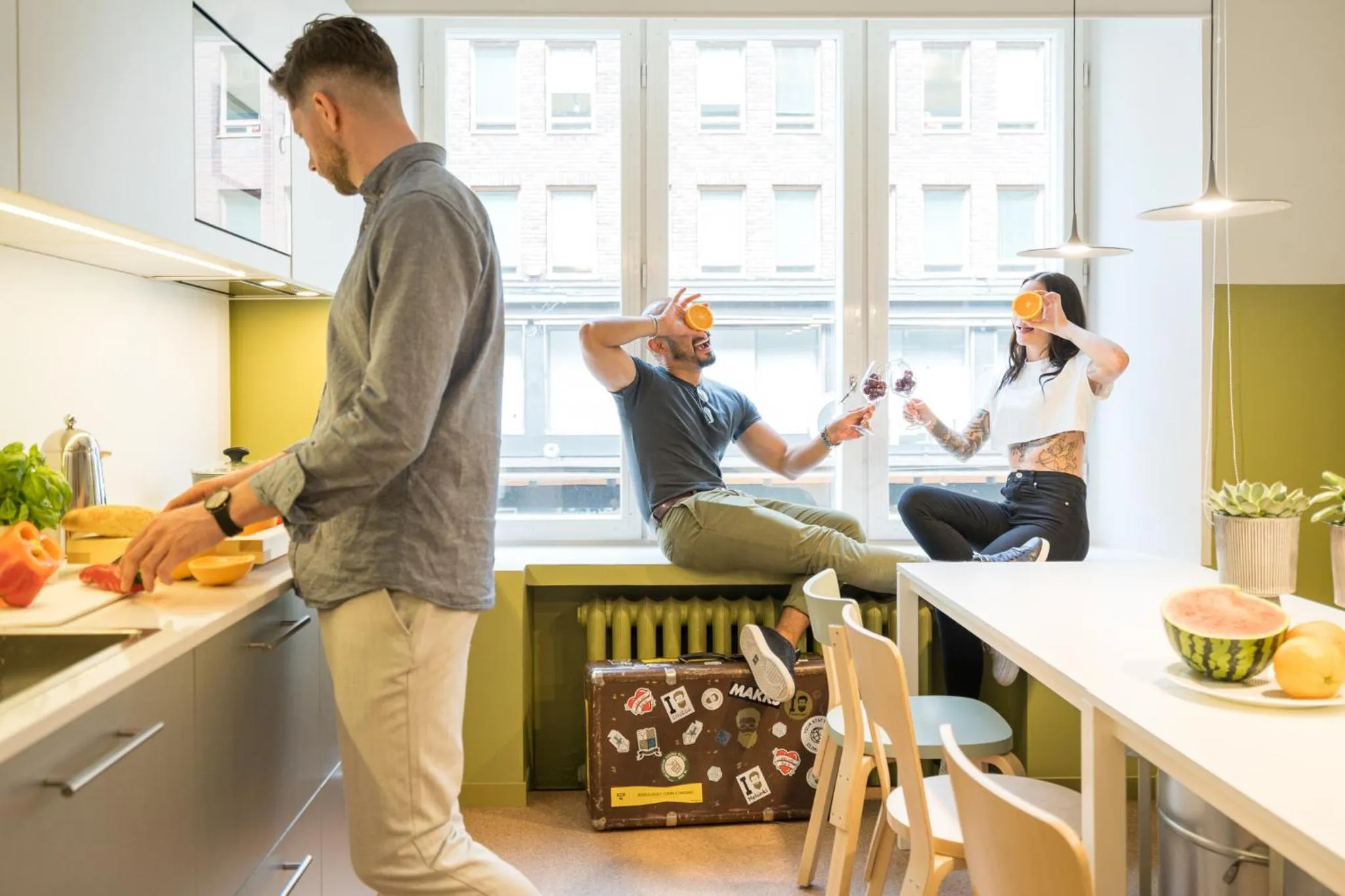 kitchen in Bob W Helsinki Kluuvi