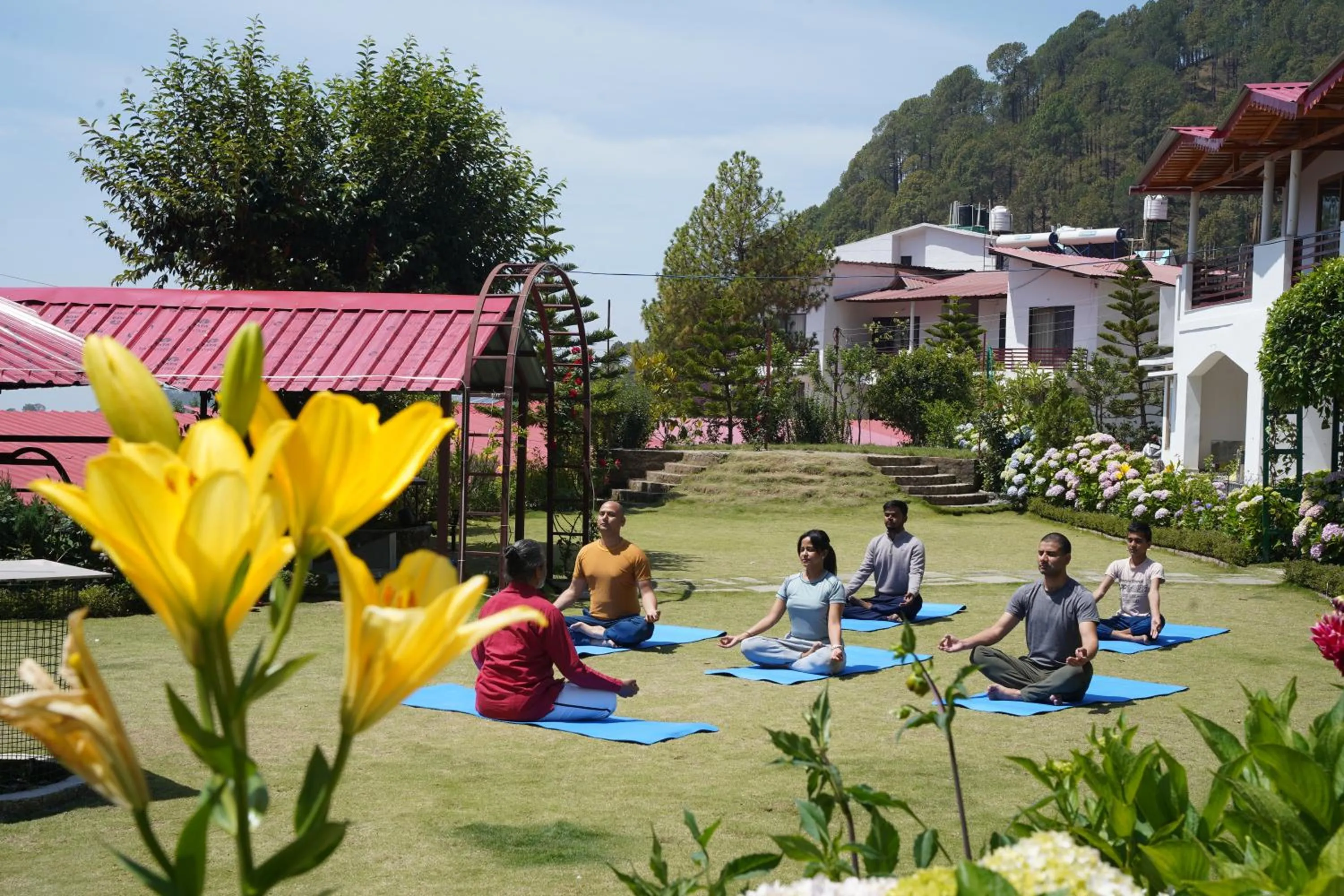 People in Just Naturals Wellness Resort Nainital