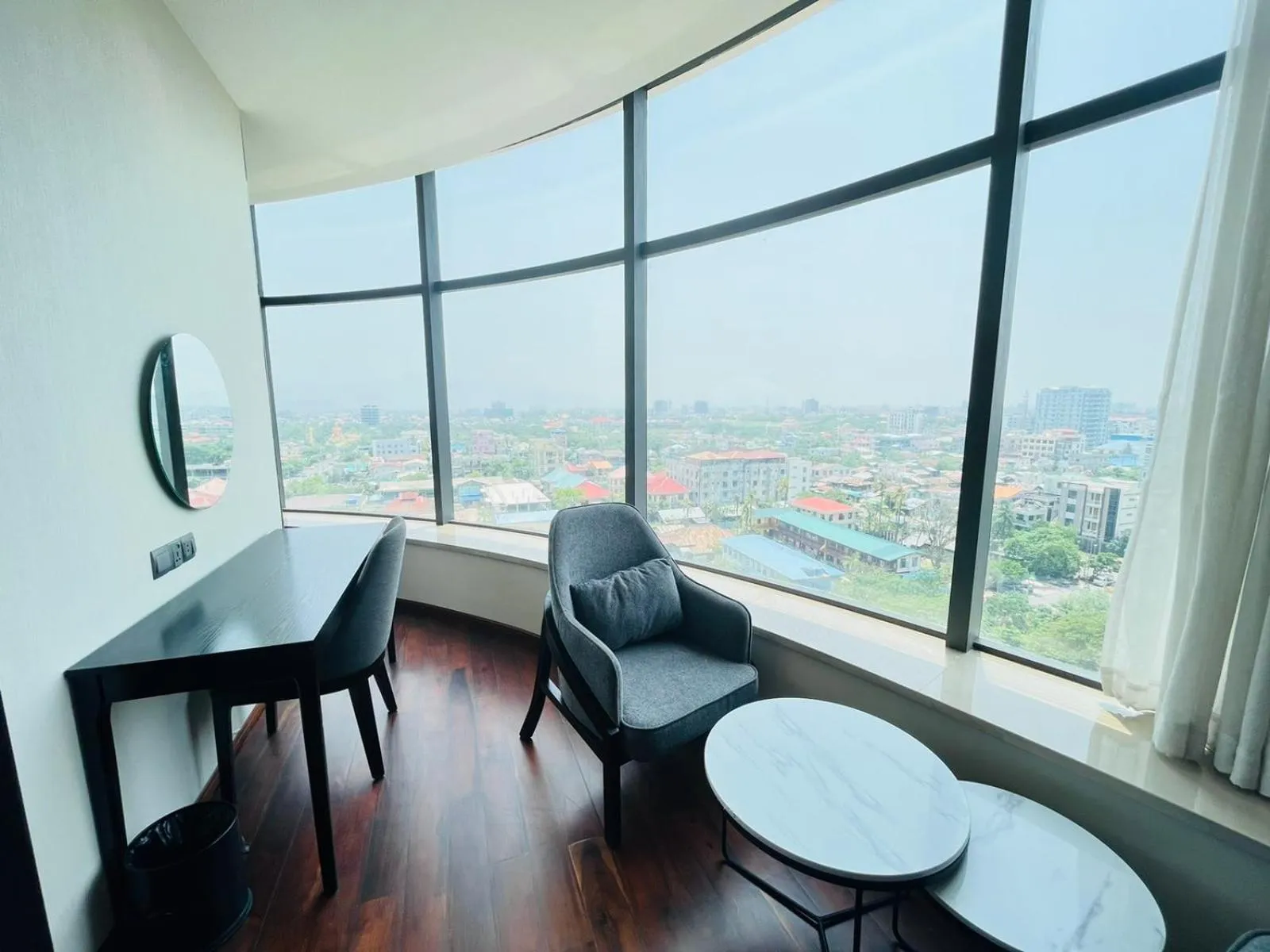 Seating area in Ease Hotel