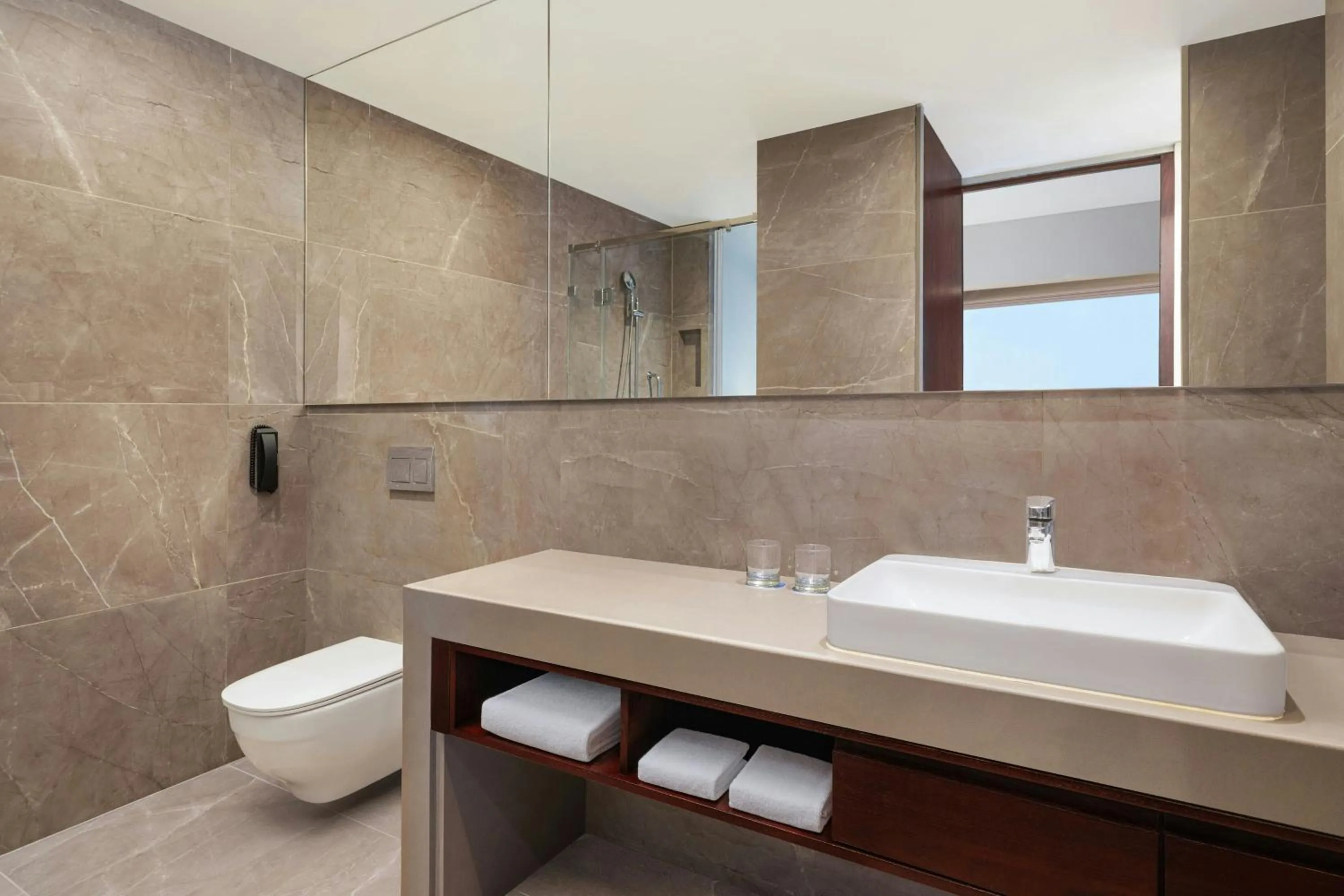 Bathroom in Fairfield by Marriott Vadodara