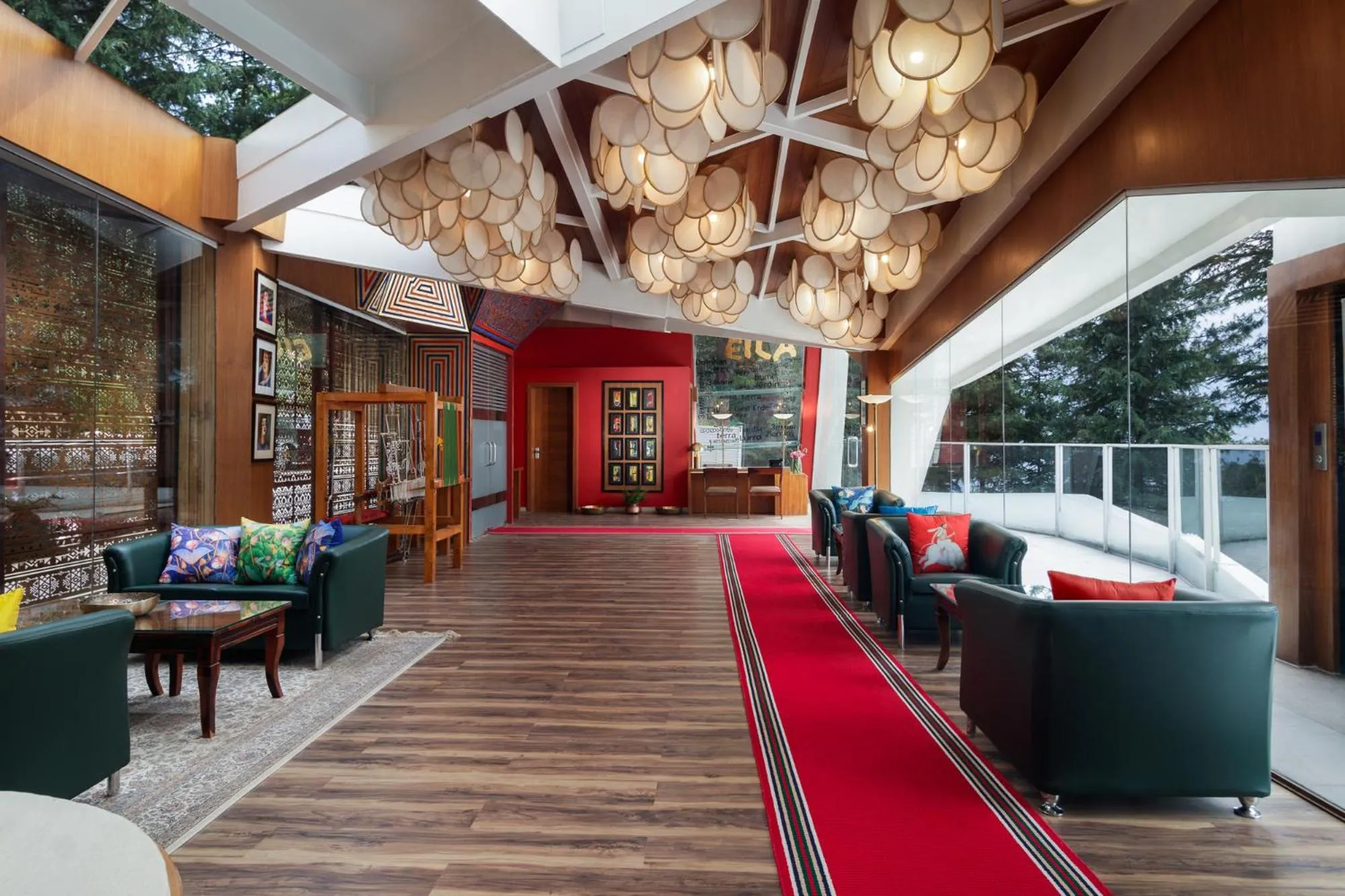 Lobby or reception in Tree of Life Eila Art Hotel, Manali