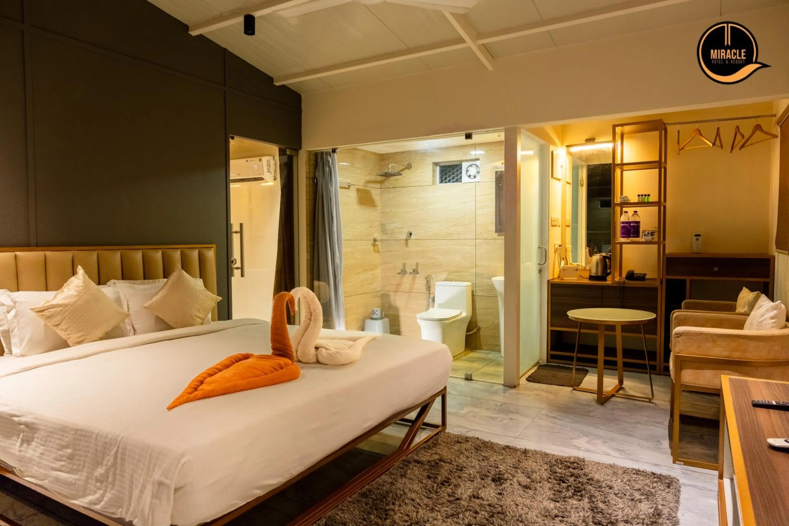 Bed in Miracle Hotel and Resorts