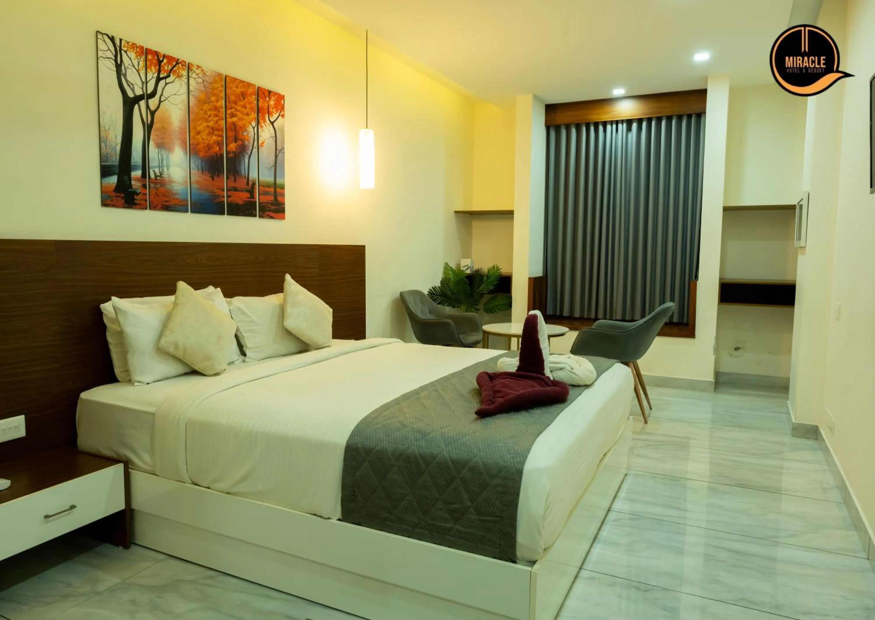 Photo of the whole room, Bed in Miracle Hotel and Resorts