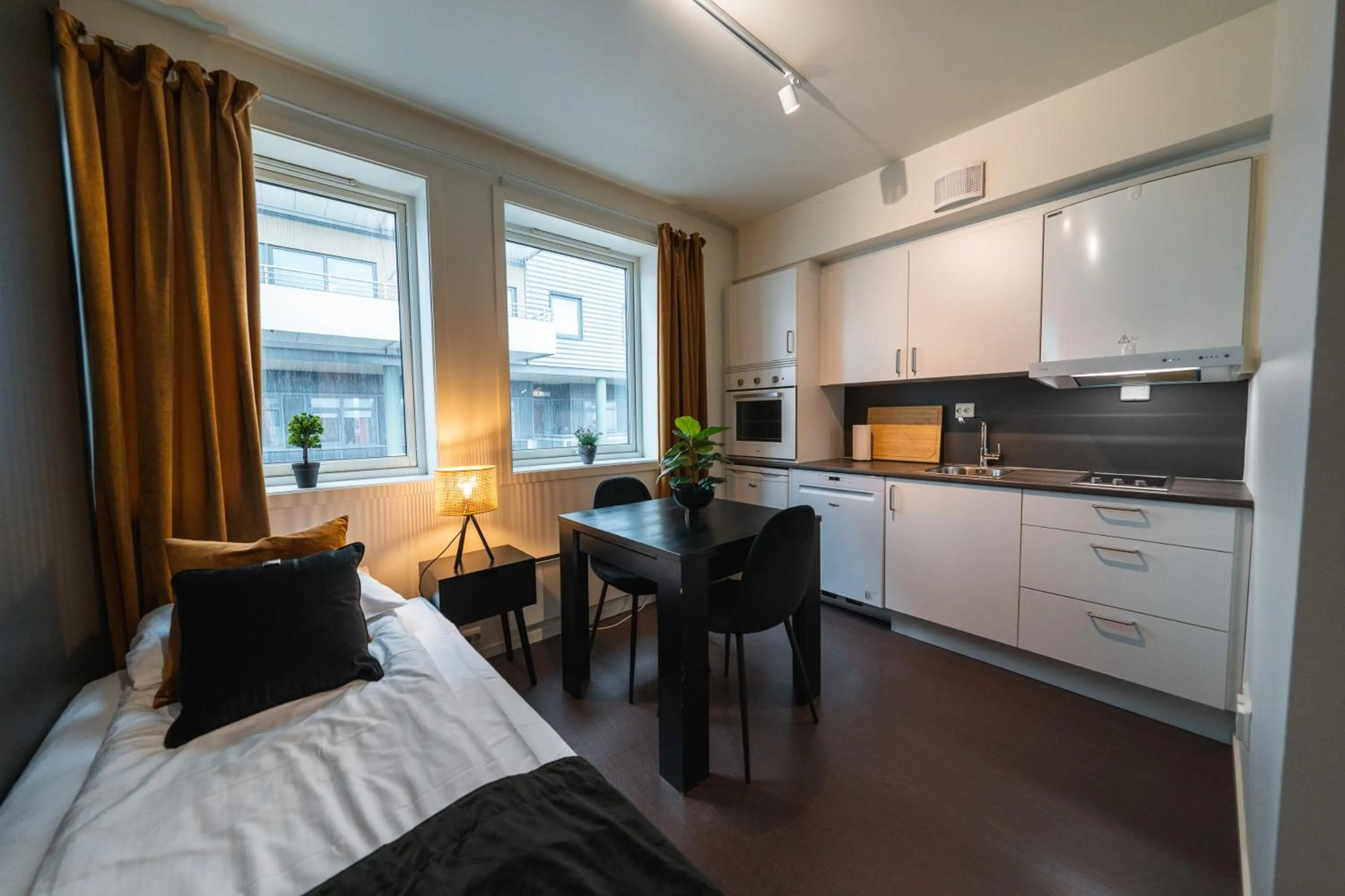 Bed in TotalApartments Seminarbakken City Studio