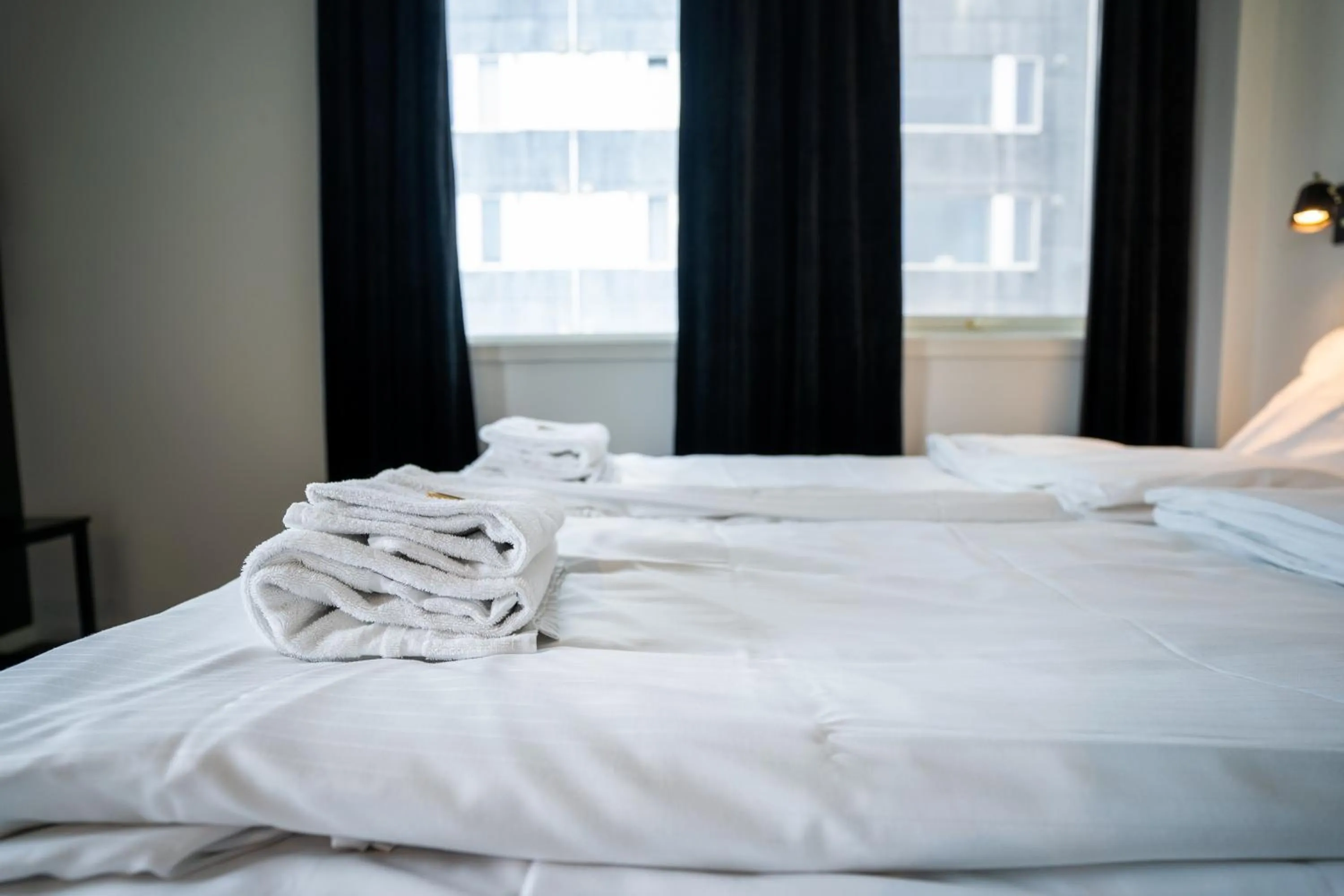 Bed in TotalApartments Seminarbakken City Studio