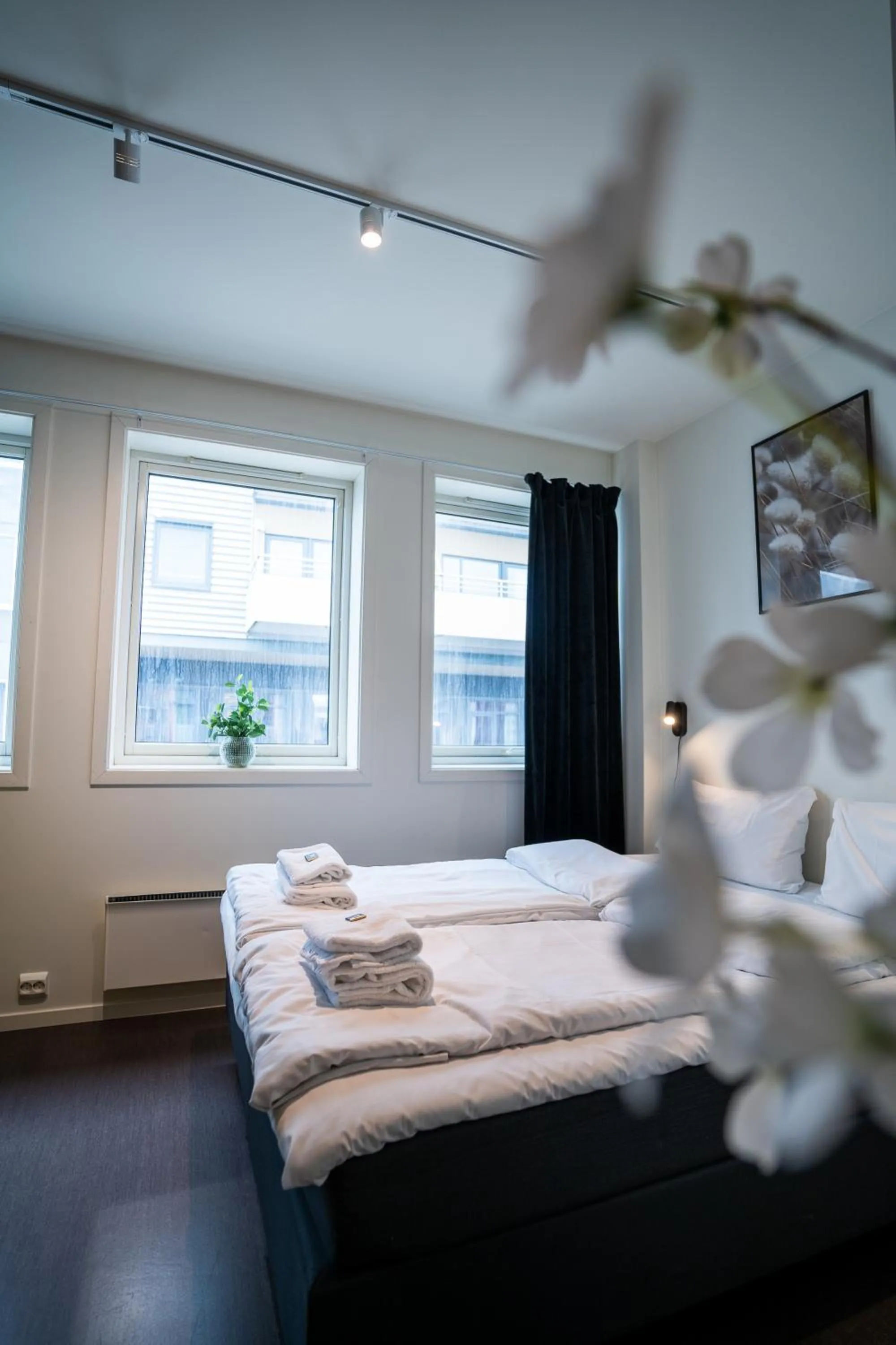 Bed in TotalApartments Seminarbakken City Studio