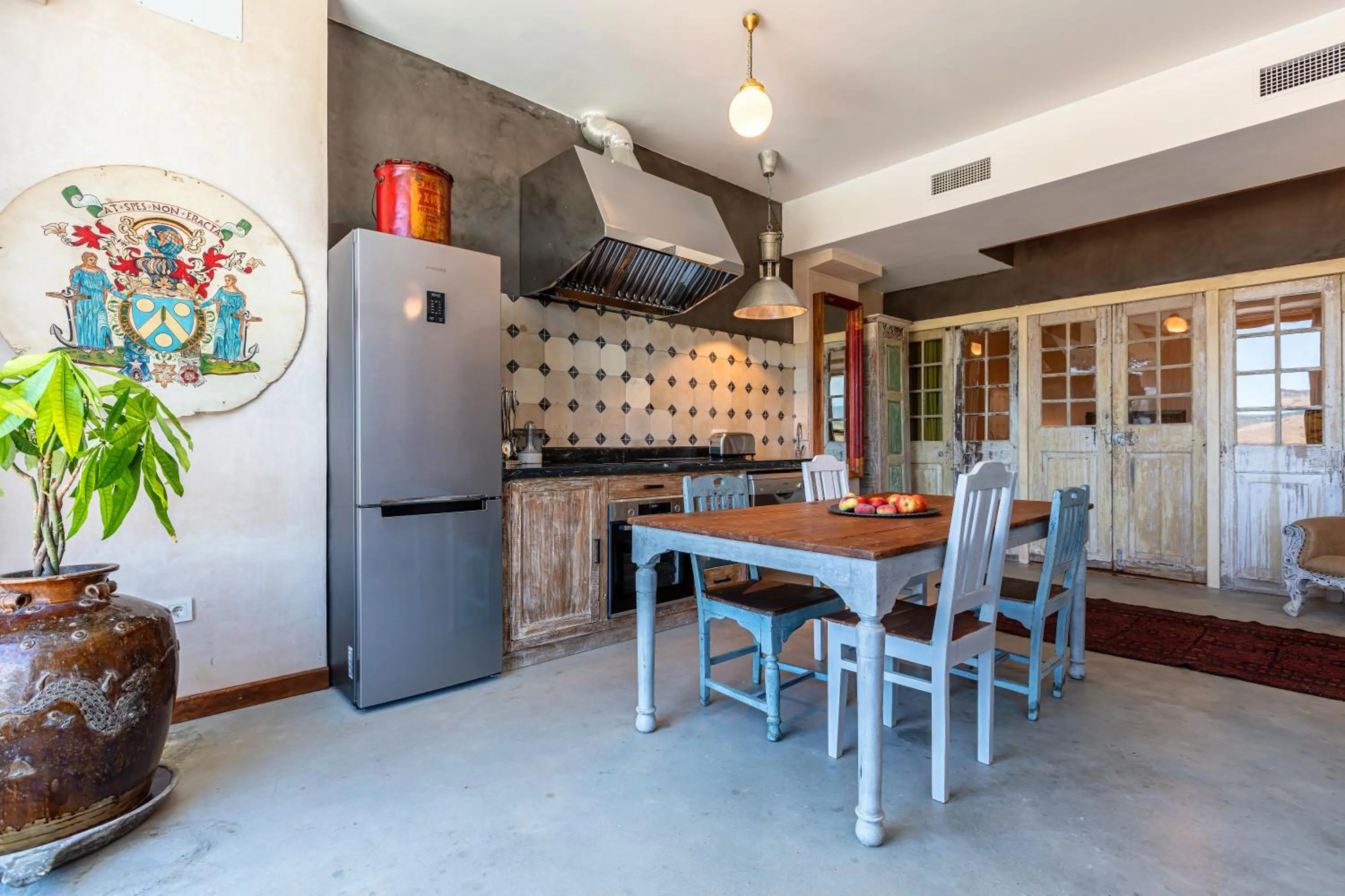 Kitchen or kitchenette in BOMBAYARTE APARTHOTEL TARIFA