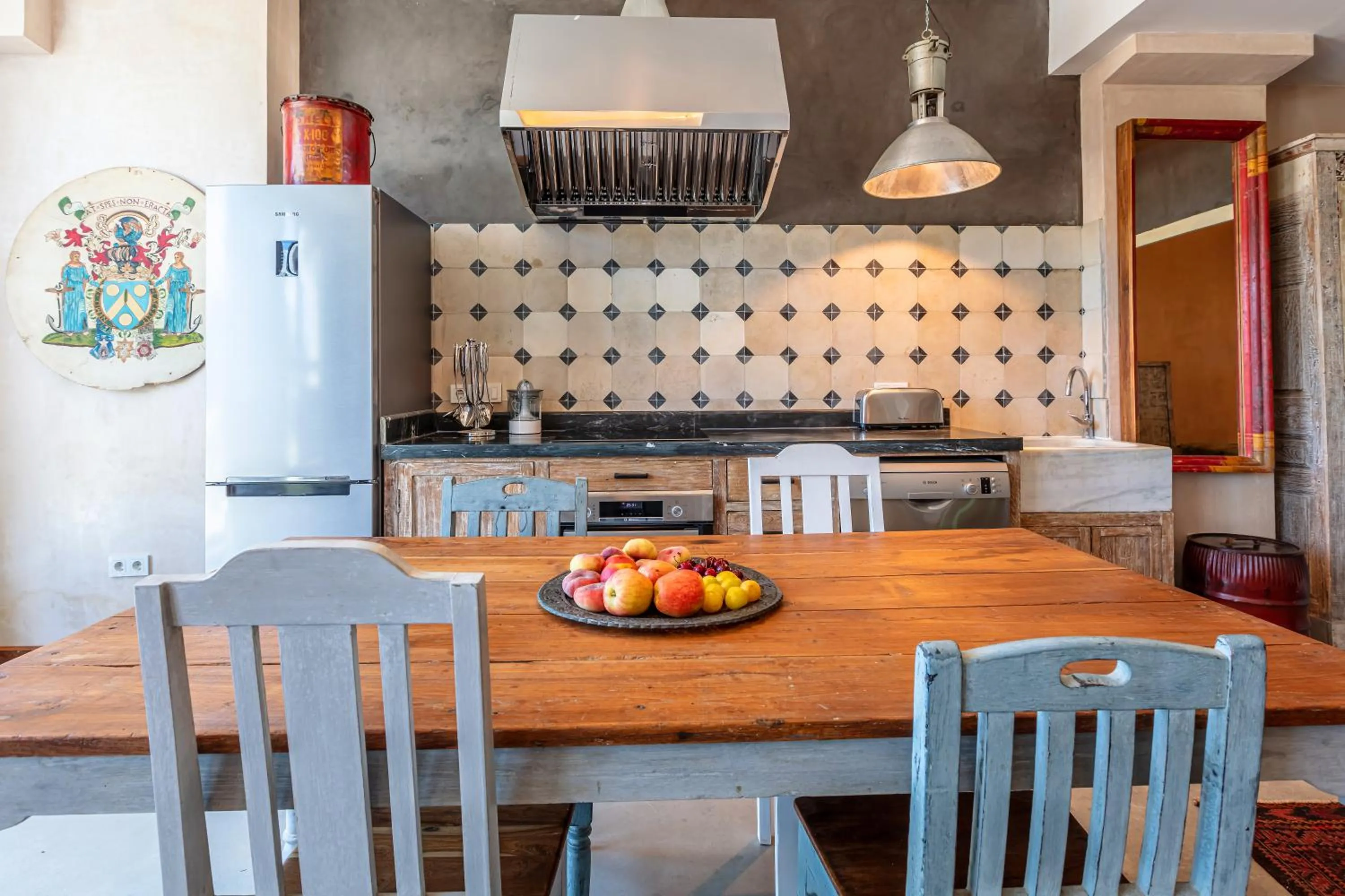 Kitchen or kitchenette in BOMBAYARTE APARTHOTEL TARIFA