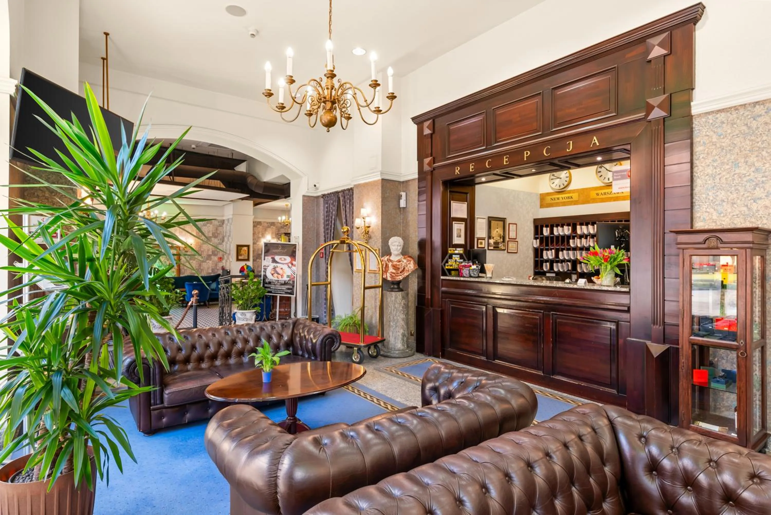 Lobby or reception in Hotel Diament Plaza Gliwice