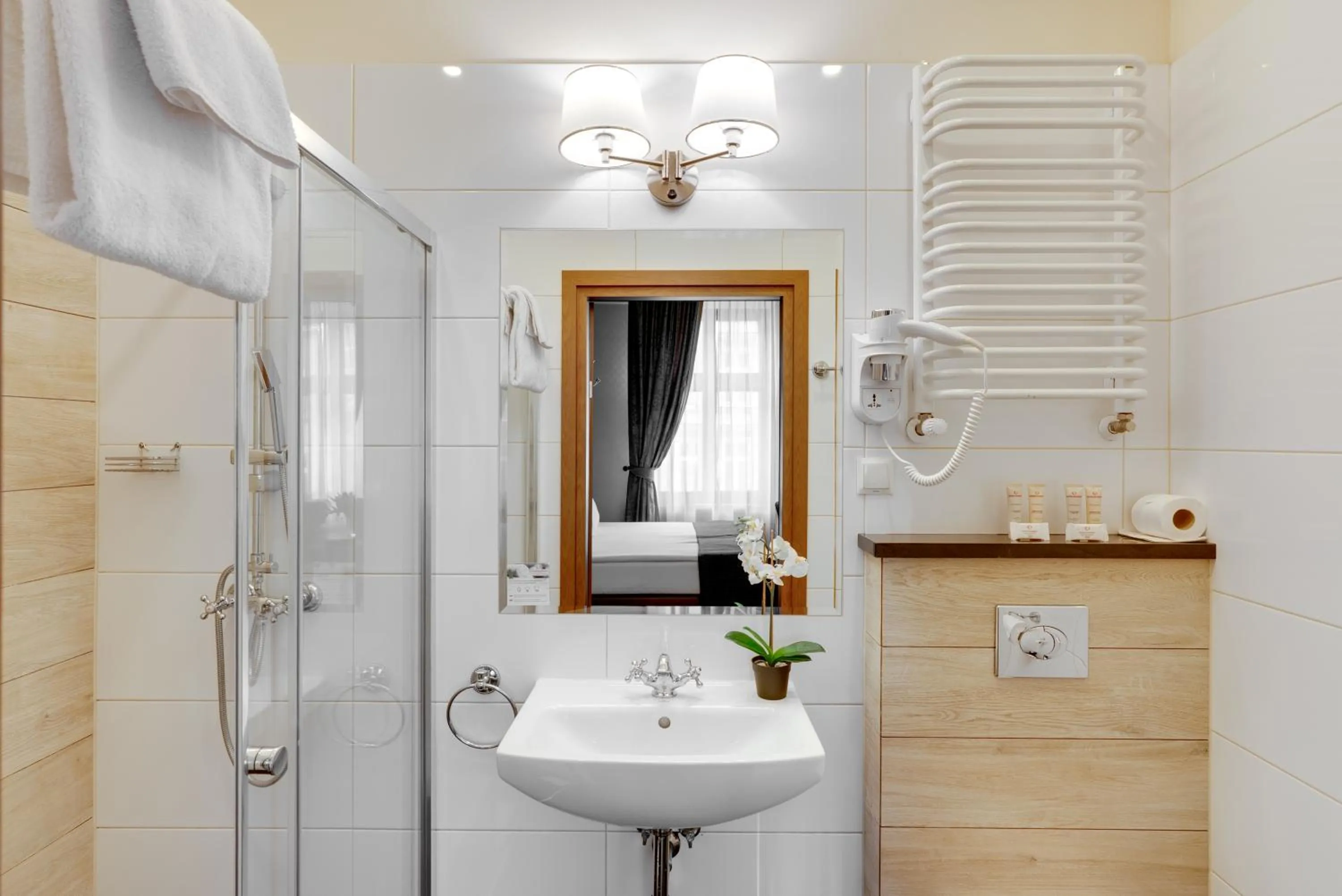 Shower in Hotel Diament Plaza Gliwice