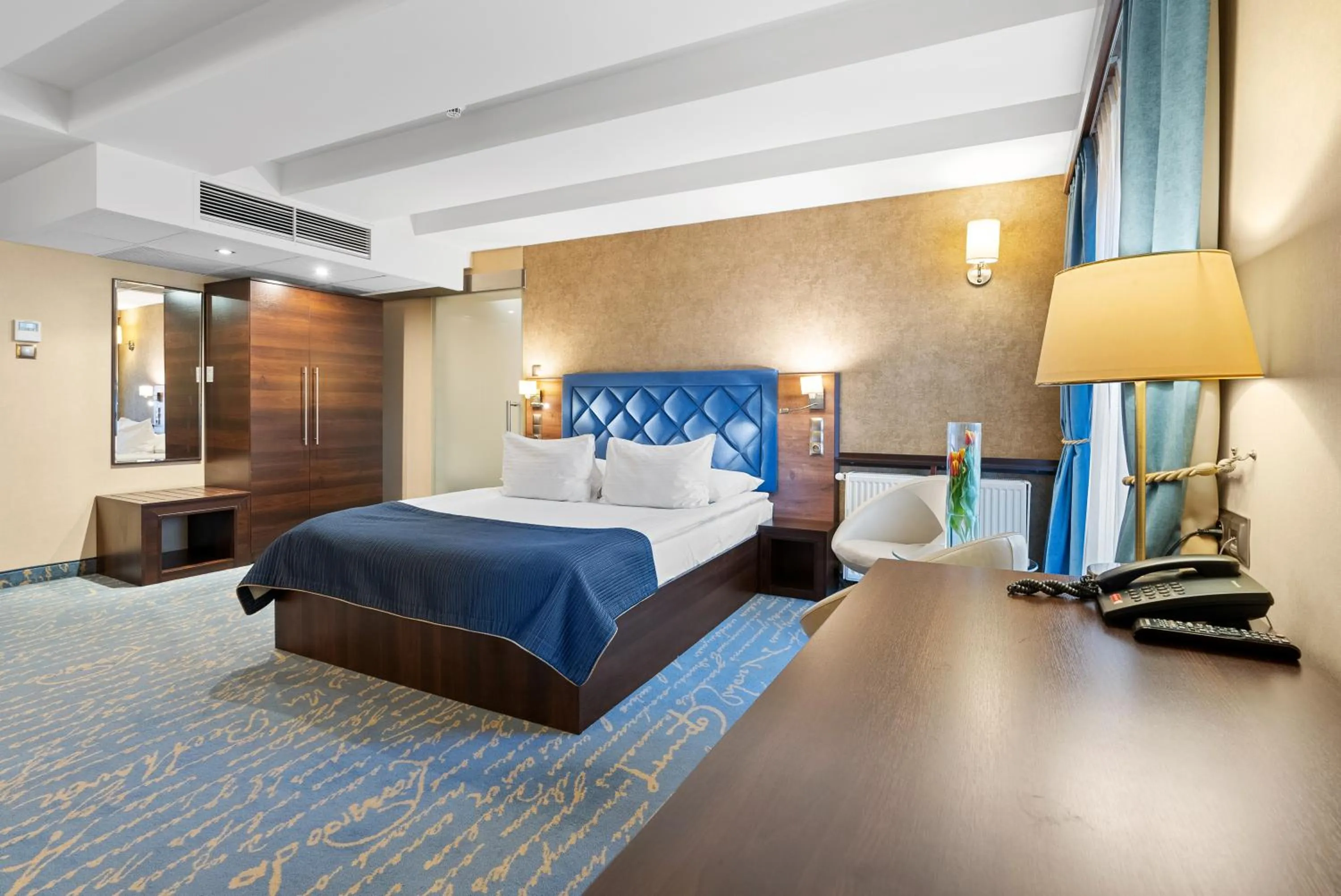 Bed in Hotel Diament Plaza Gliwice