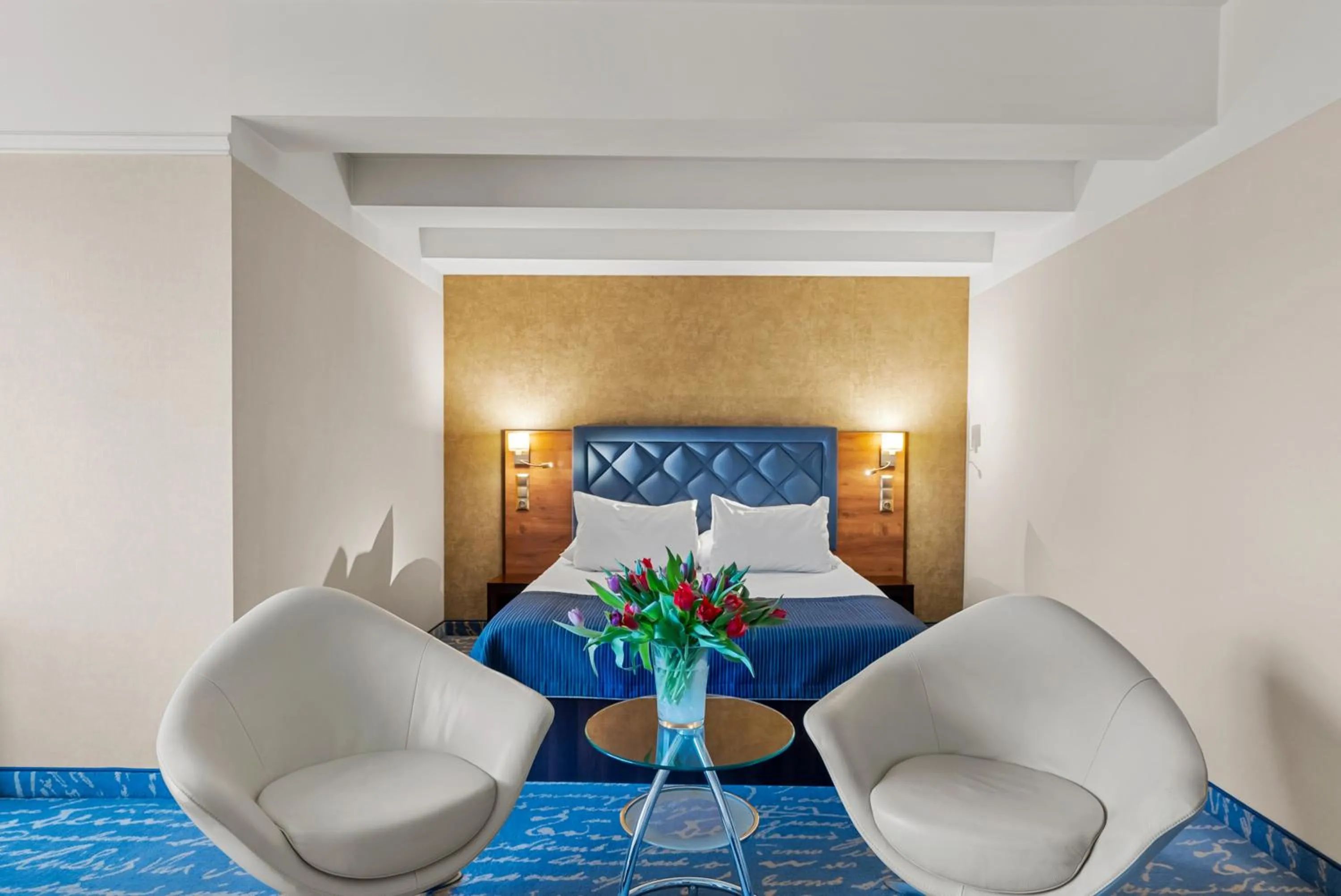 Bed in Hotel Diament Plaza Gliwice