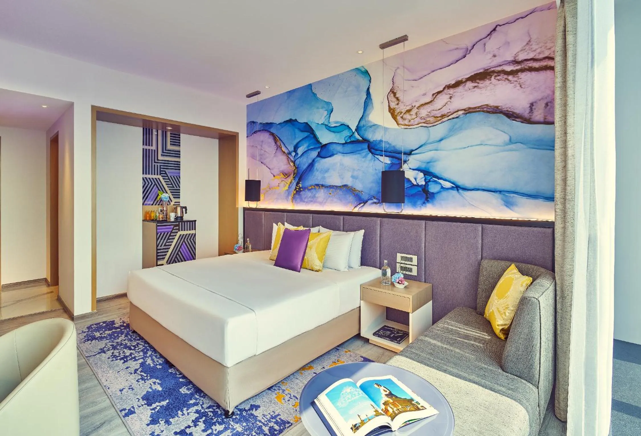 Photo of the whole room, Bed in Vivanta Navi Mumbai Turbhe