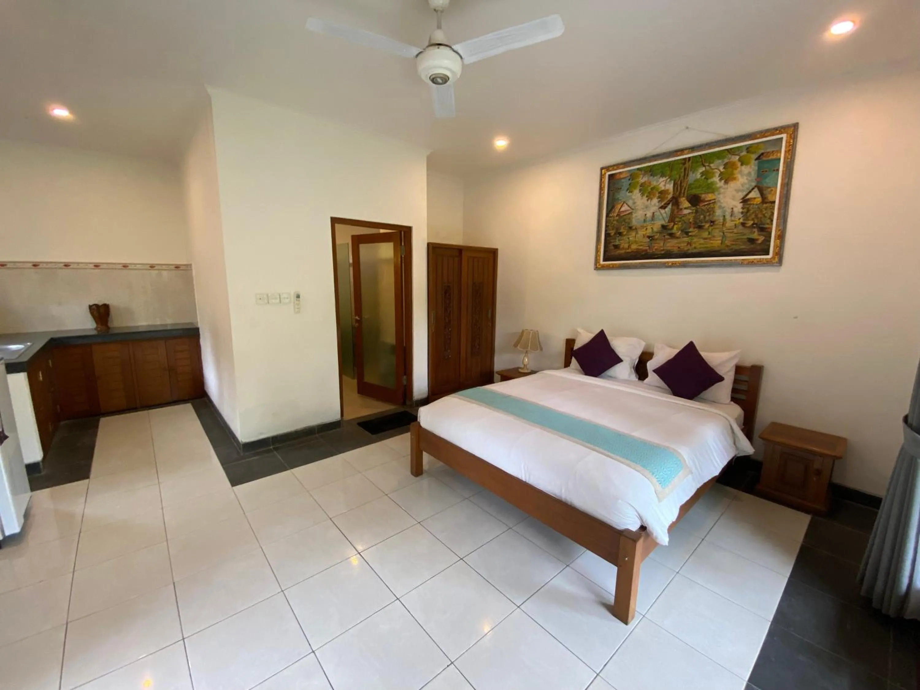 Bed in Nyoman Homestay Ubud