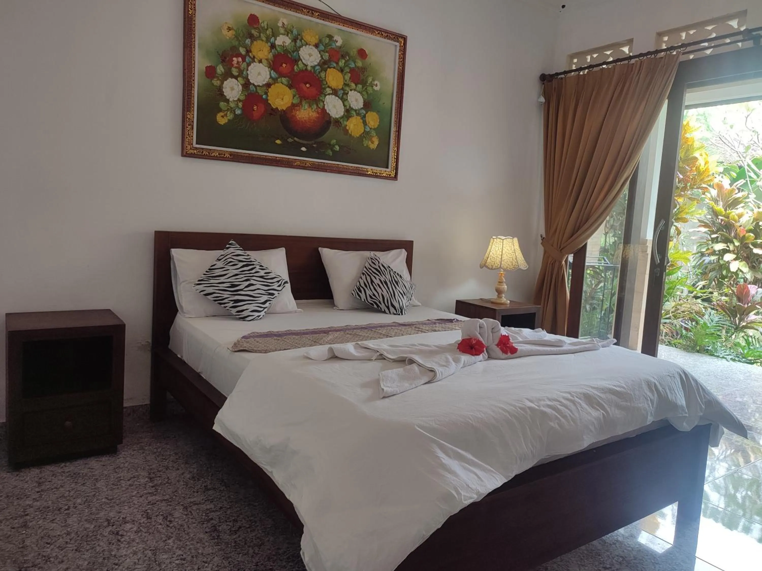 Bed in Nyoman Homestay Ubud
