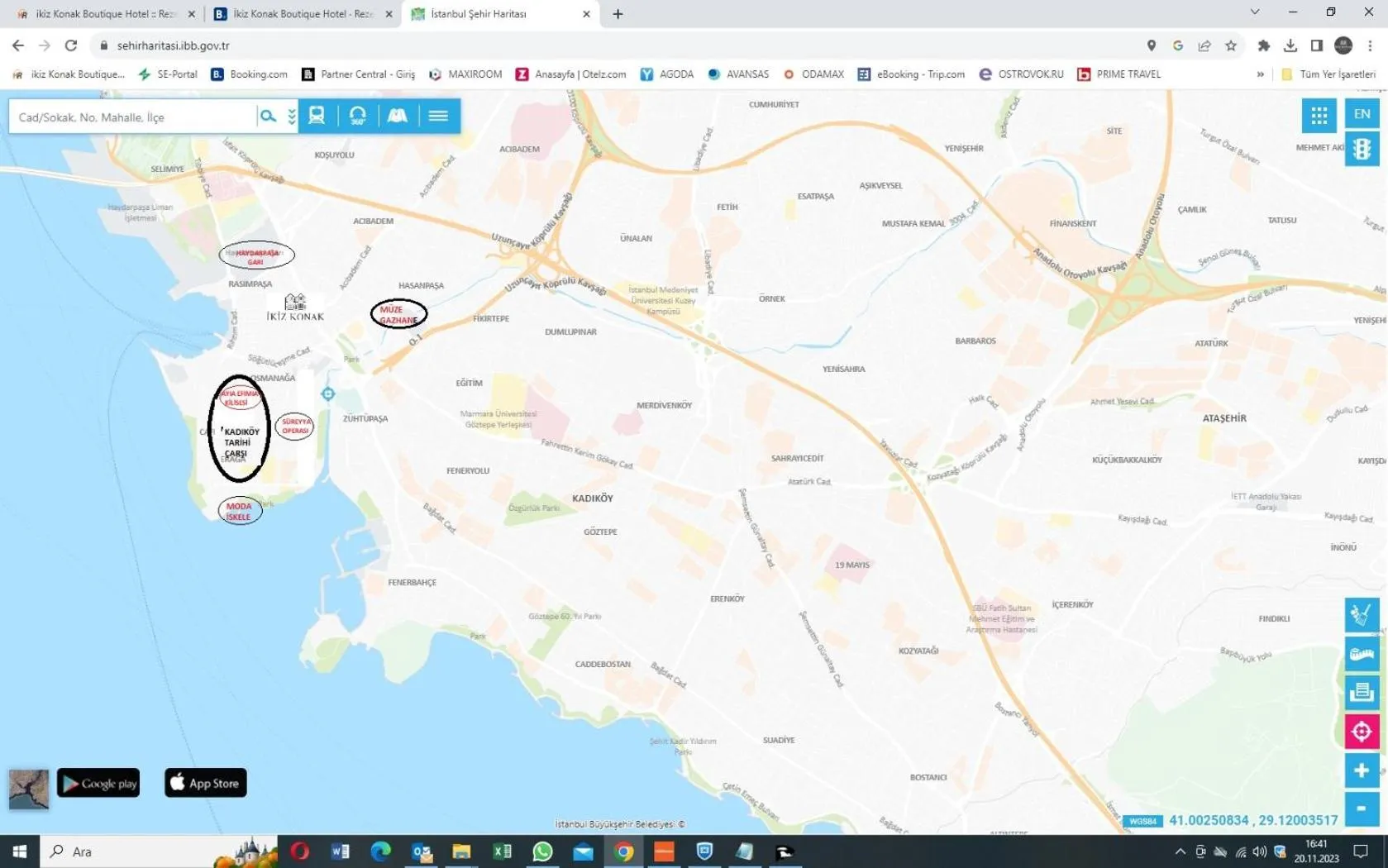 Location in İkiz Konak Boutique Hotel