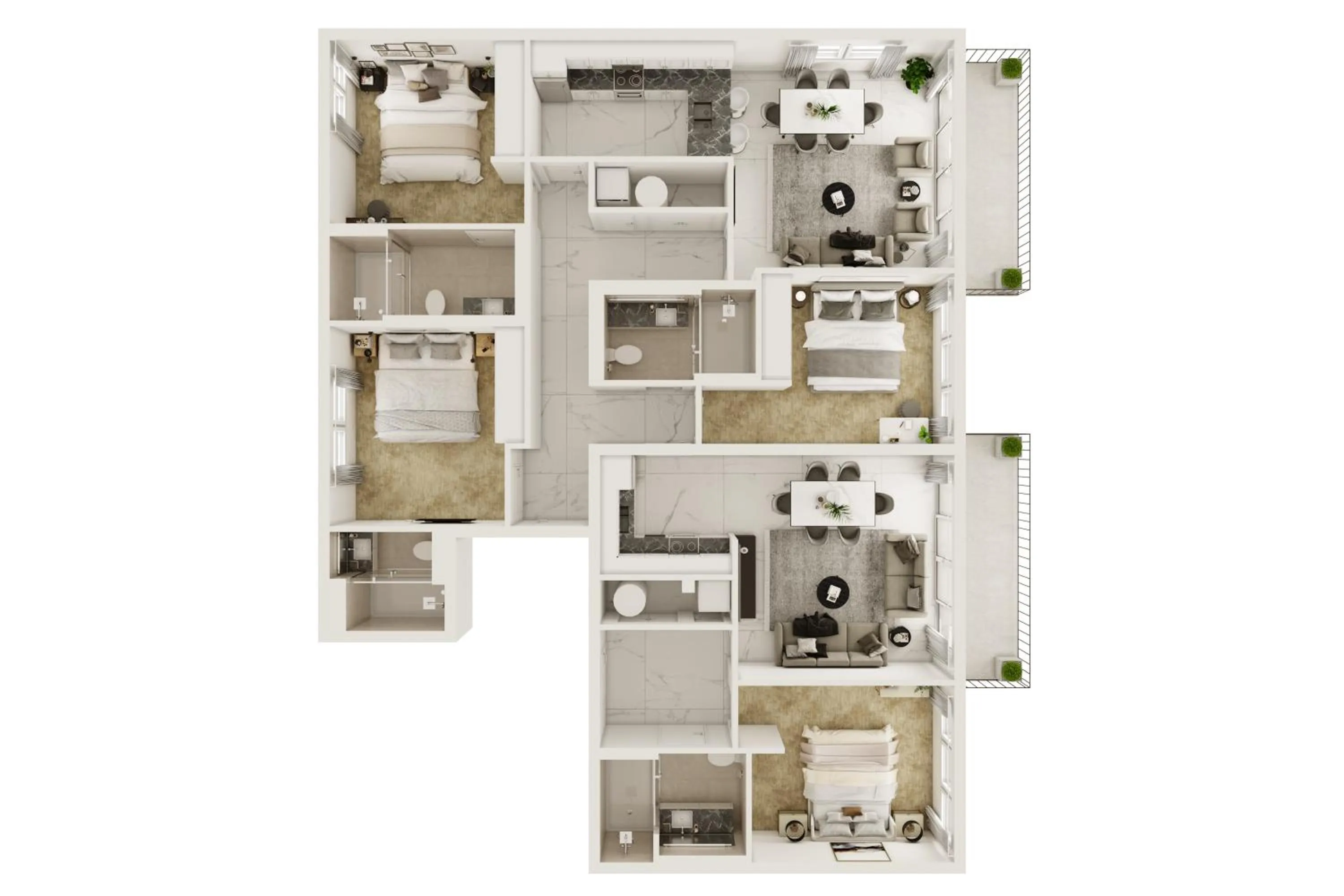 Balcony/Terrace in Sanctum Regent's Park