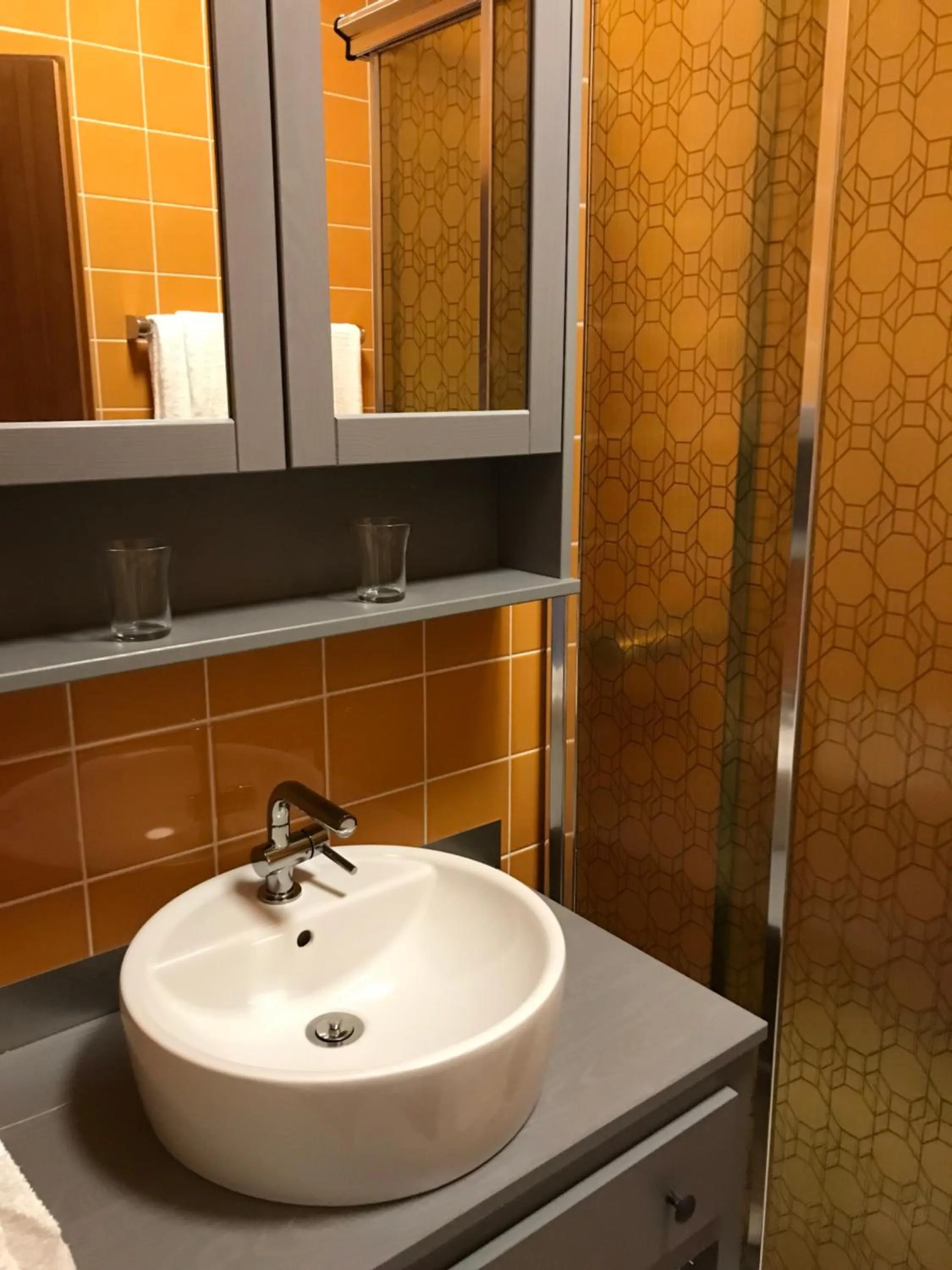 Bathroom in Gästezimmer Klein und Fein für nach dem Wein