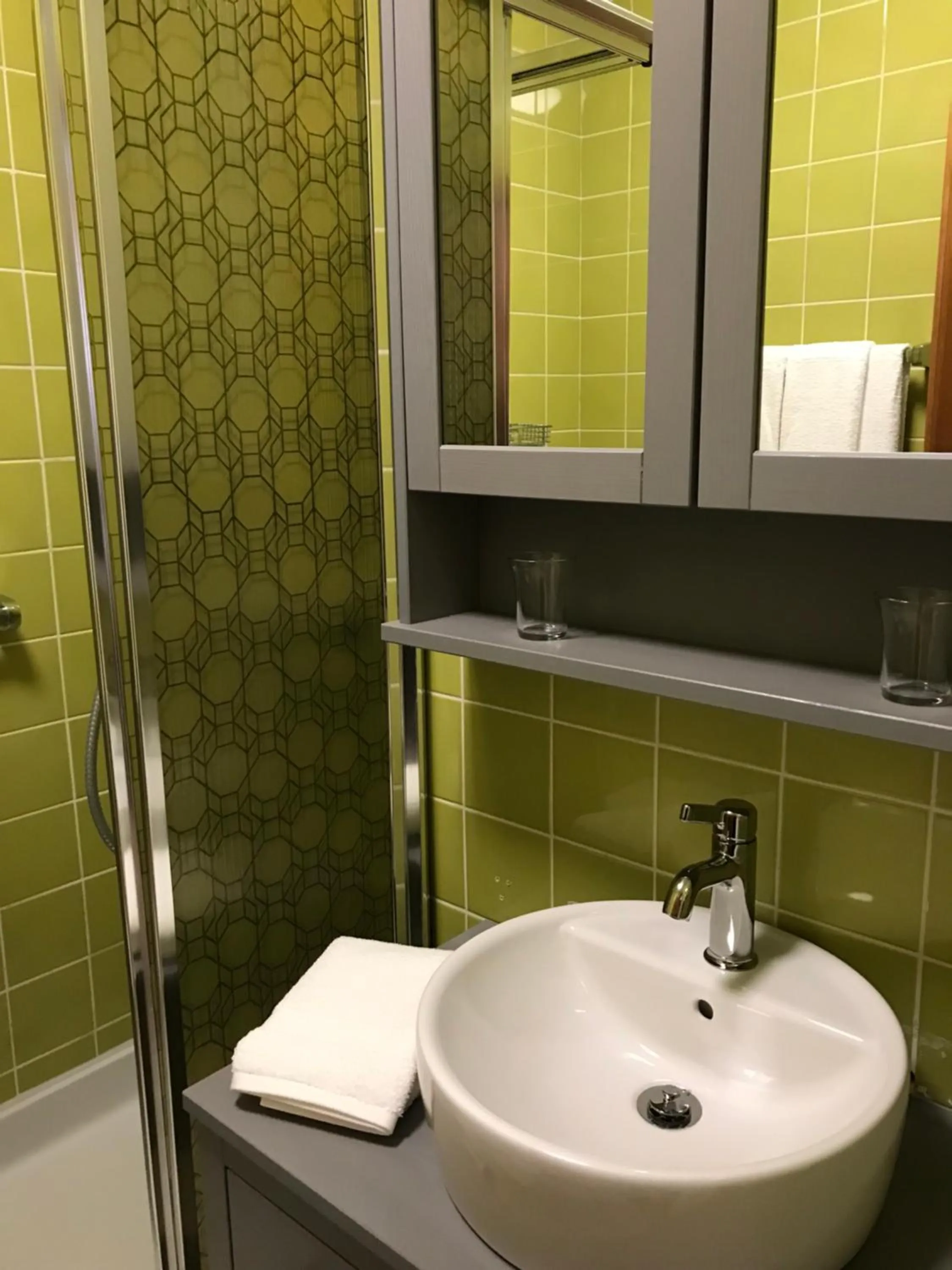 Bathroom in Gästezimmer Klein und Fein für nach dem Wein