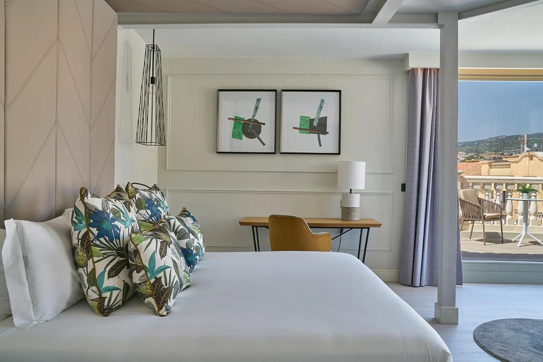 Decorative detail, Bed in Vincci Larios Diez