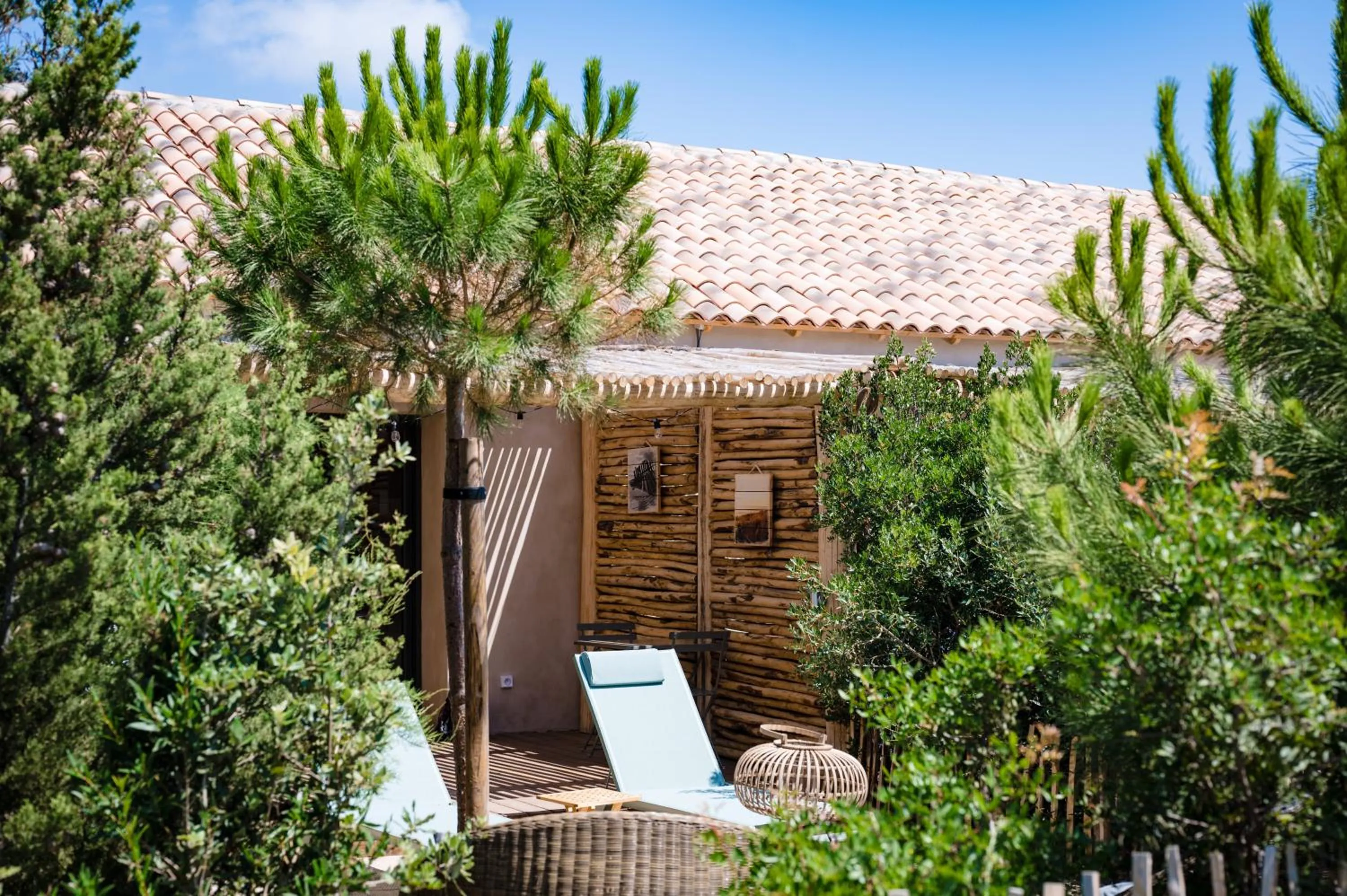 Patio in Le Hameau Des Pesquiers Ecolodge & Spa, Curio Collection By Hilton