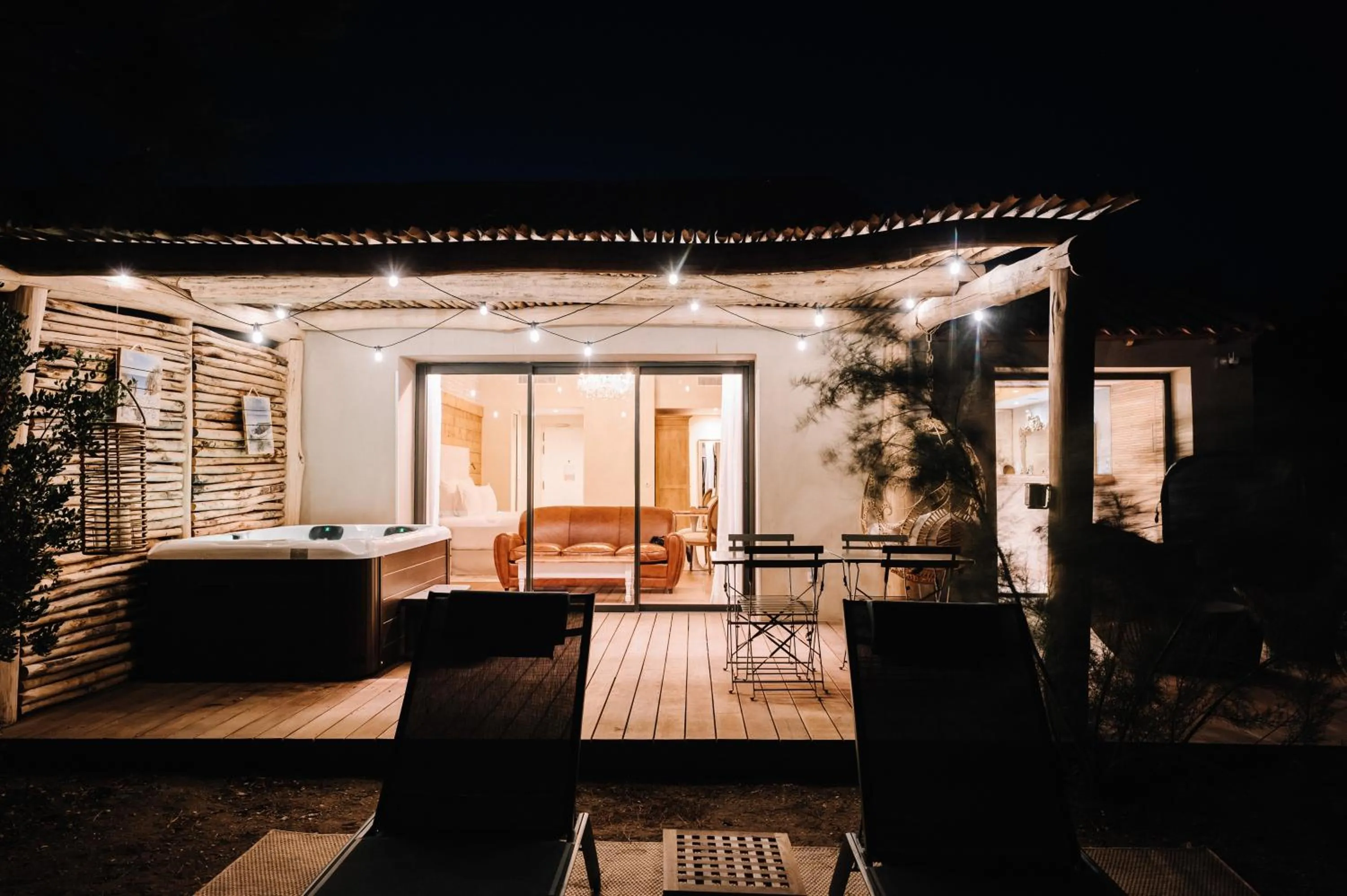 Patio in Le Hameau Des Pesquiers Ecolodge & Spa, Curio Collection By Hilton