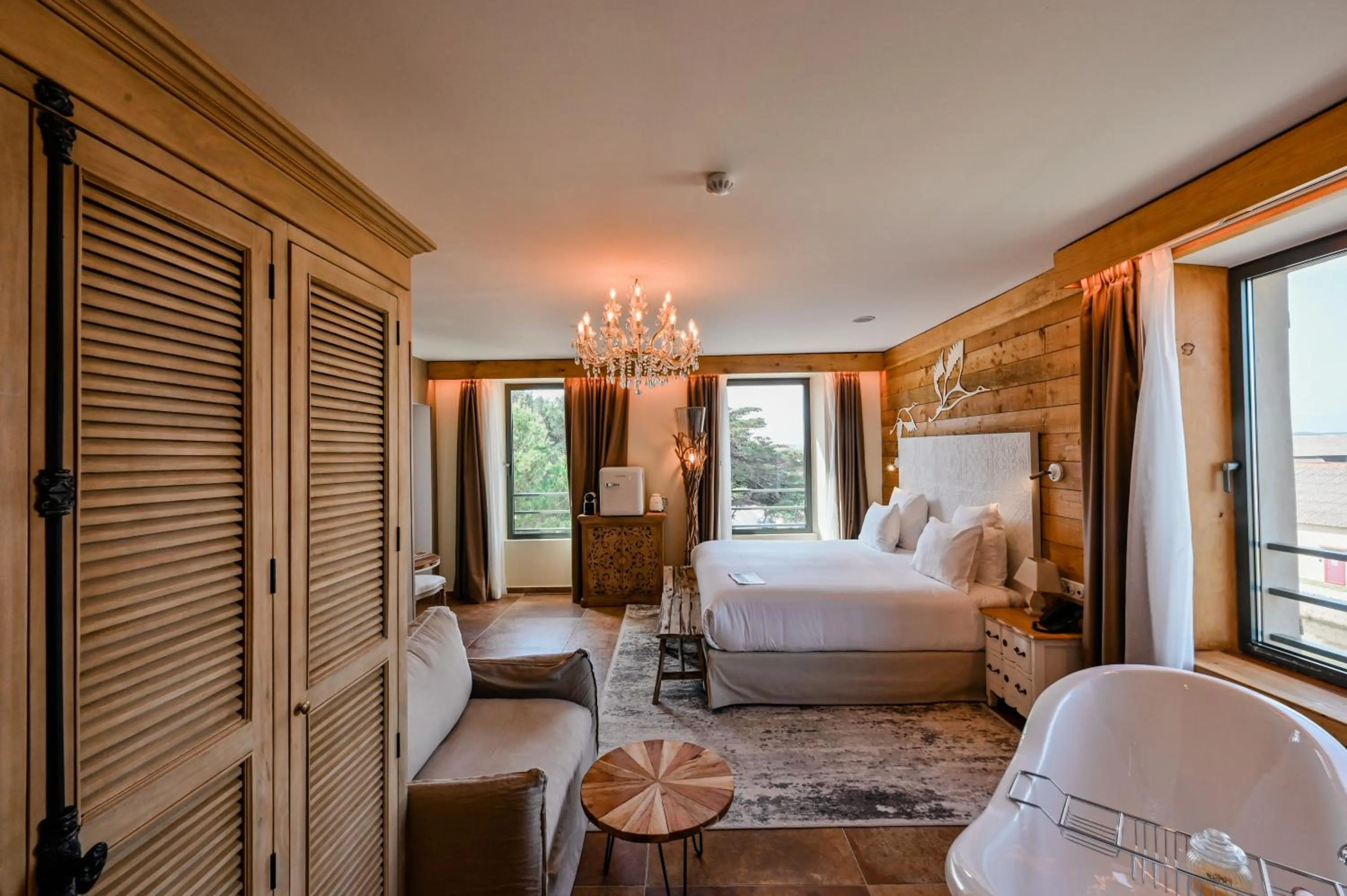 Bed in Le Hameau Des Pesquiers Ecolodge & Spa, Curio Collection By Hilton